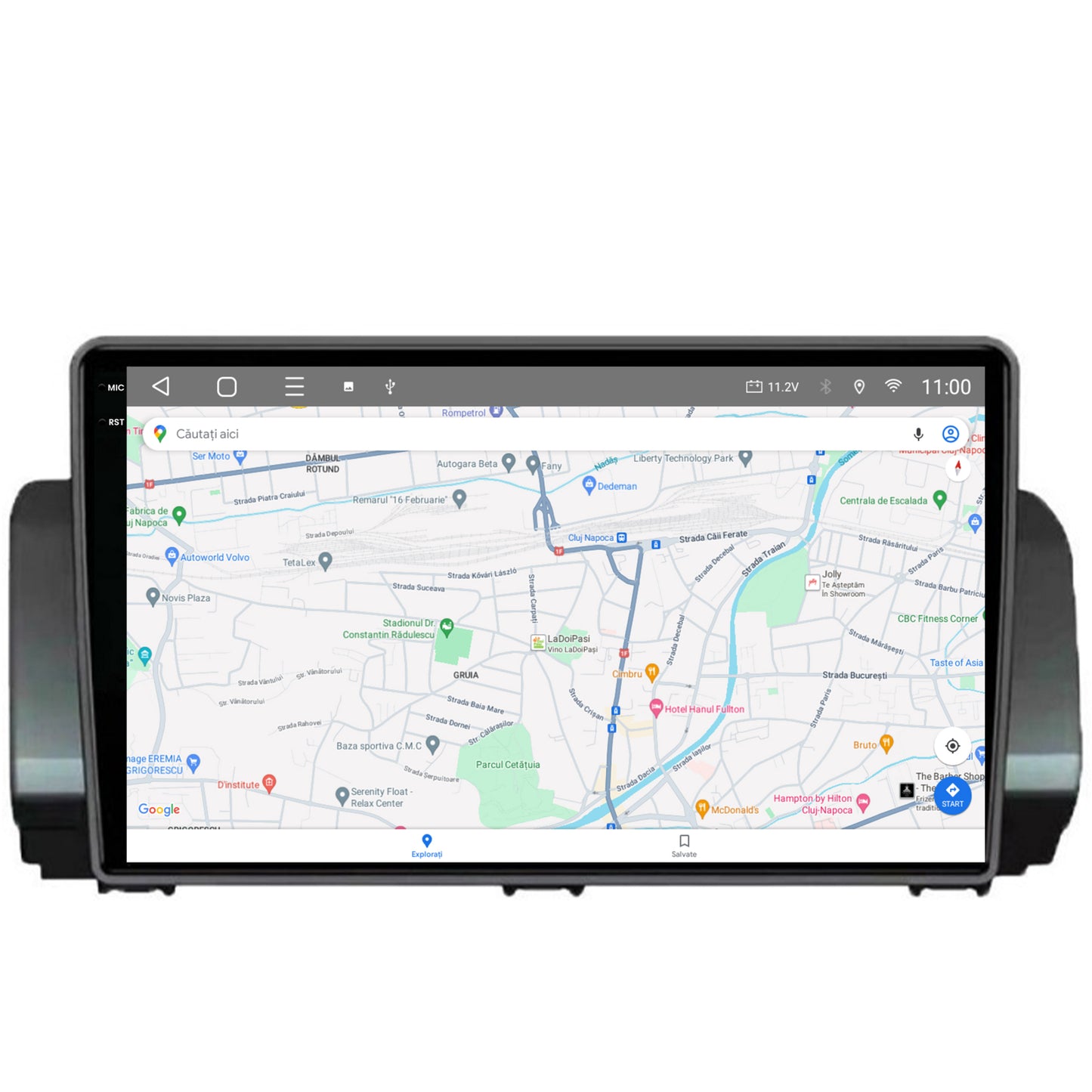 Navigatie 2K HUB64 Dacia Sandero / Logan (2021-Prezent), 8GB RAM, Android, Octacore, Slot Sim 4G, DSP, GPS, Wi-FI, Carplay, Android Auto, USB, Bluetooth, Waze, Touchscreen, 10.36 Inch