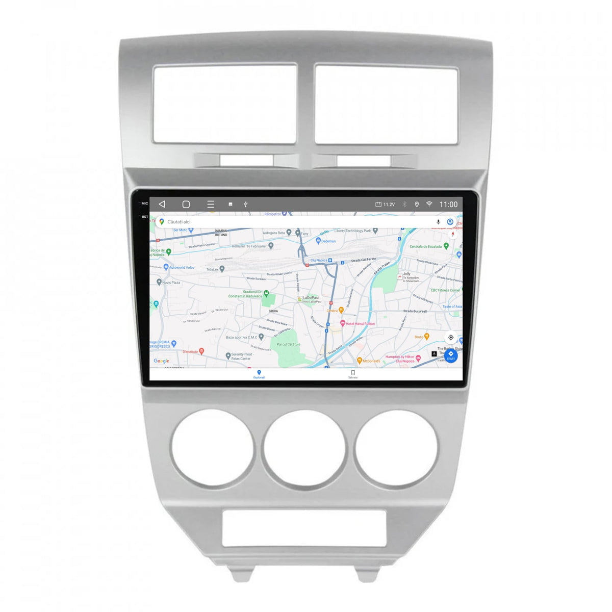 Navigatie 2K HUB64 Dodge Caliber (2006-2010), 4GB RAM, Android, Octacore, Slot Sim 4G, DSP, GPS, Wi-FI, Carplay, Android Auto, USB, Bluetooth, Waze, Touchscreen, 10.36 Inch