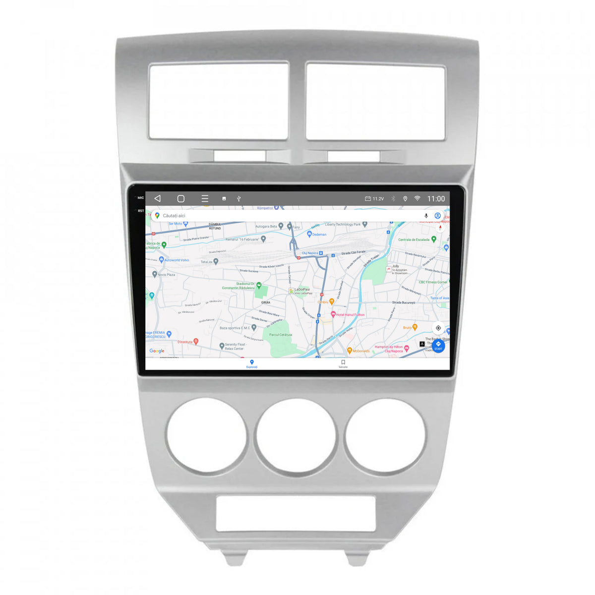 Navigatie 2K HUB64 Dodge Caliber (2006-2010), 8GB RAM, Android, Octacore, Slot Sim 4G, DSP, GPS, Wi-FI, Carplay, Android Auto, USB, Bluetooth, Waze, Touchscreen, 10.36 Inch