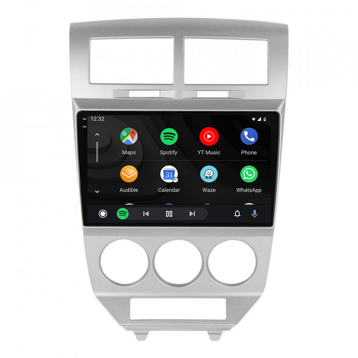 Navigatie 2K HUB64 Dodge Caliber (2006-2010), 8GB RAM, Android, Octacore, Slot Sim 4G, DSP, GPS, Wi-FI, Carplay, Android Auto, USB, Bluetooth, Waze, Touchscreen, 10.36 Inch