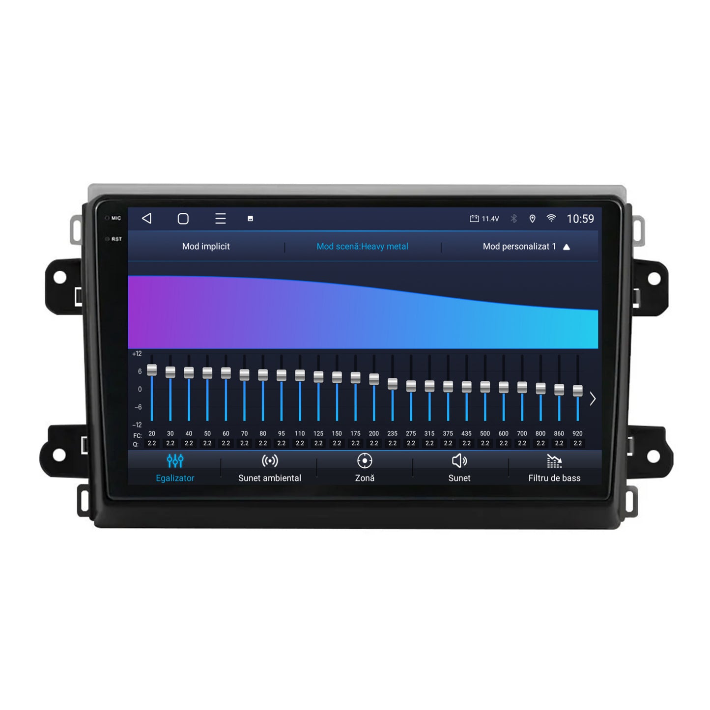 Navigatie 2K HUB64 Fiat Ducato 2022+, 8GB RAM, Android, Octacore, Slot Sim 4G, DSP, GPS, Wi-FI, Carplay, Android Auto, USB, Bluetooth, Waze, Touchscreen, 9.5 Inch