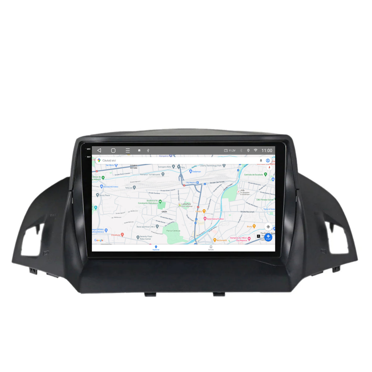 Navigatie 2K HUB64 Ford Kuga / C-Max (2013-2018), 8GB RAM, Android, Octacore, Slot Sim 4G, DSP, GPS, Wi-FI, Carplay, Android Auto, USB, Bluetooth, Waze, Touchscreen, 9.5 Inch
