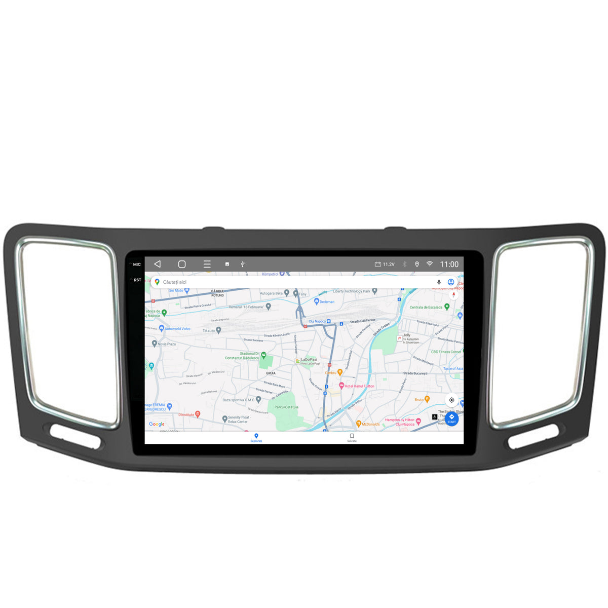 Navigatie 2K HUB64 Volkswagen Sharan / Seat Alhambra (2010-2018), 4GB RAM, Android, Octacore, Slot Sim 4G, DSP, GPS, Wi-FI, Carplay, Android Auto, USB, Bluetooth, Waze, Touchscreen, 9.5 Inch
