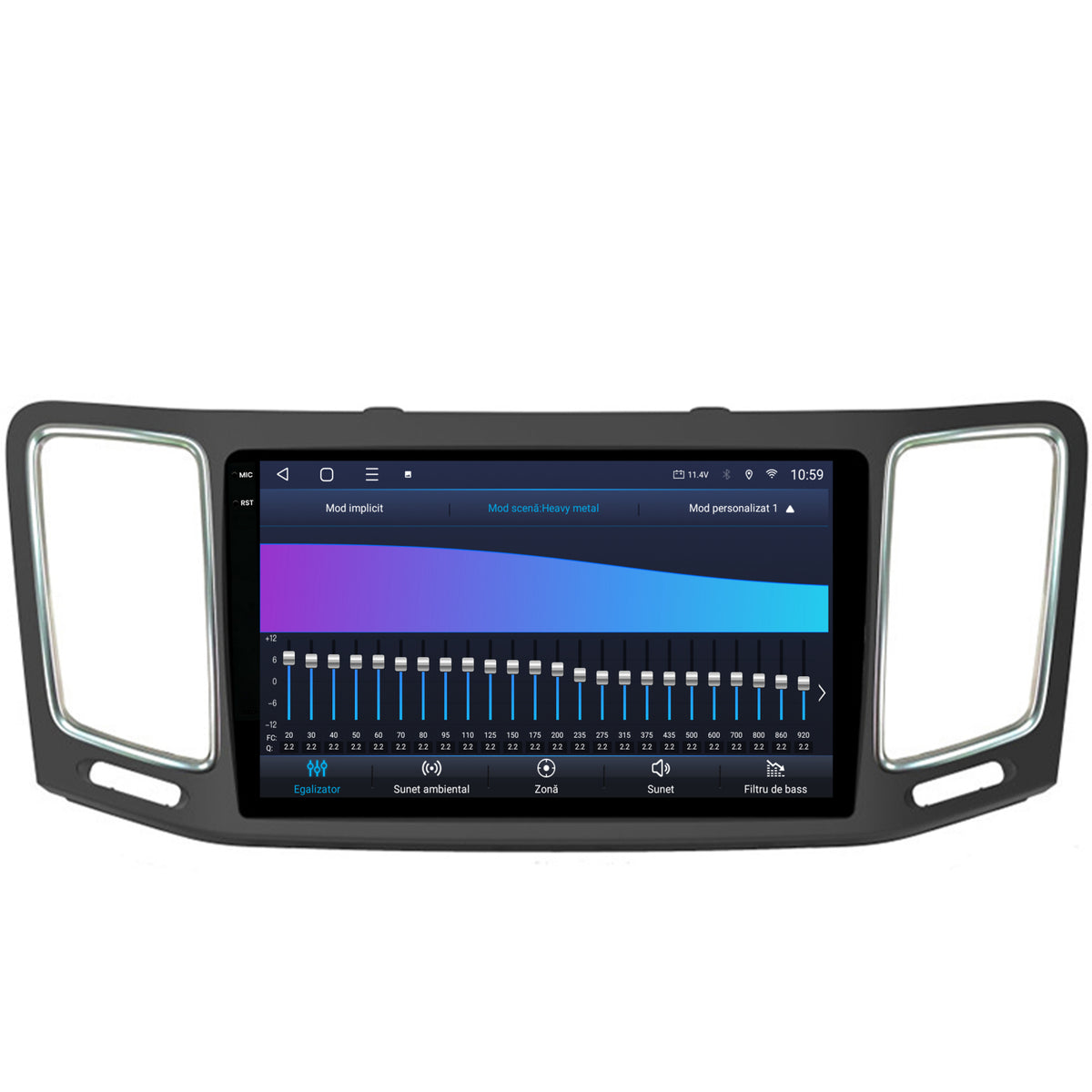 Navigatie 2K HUB64 Volkswagen Sharan / Seat Alhambra (2010-2018), 8GB RAM, Android, Octacore, Slot Sim 4G, DSP, GPS, Wi-FI, Carplay, Android Auto, USB, Bluetooth, Waze, Touchscreen, 9.5 Inch