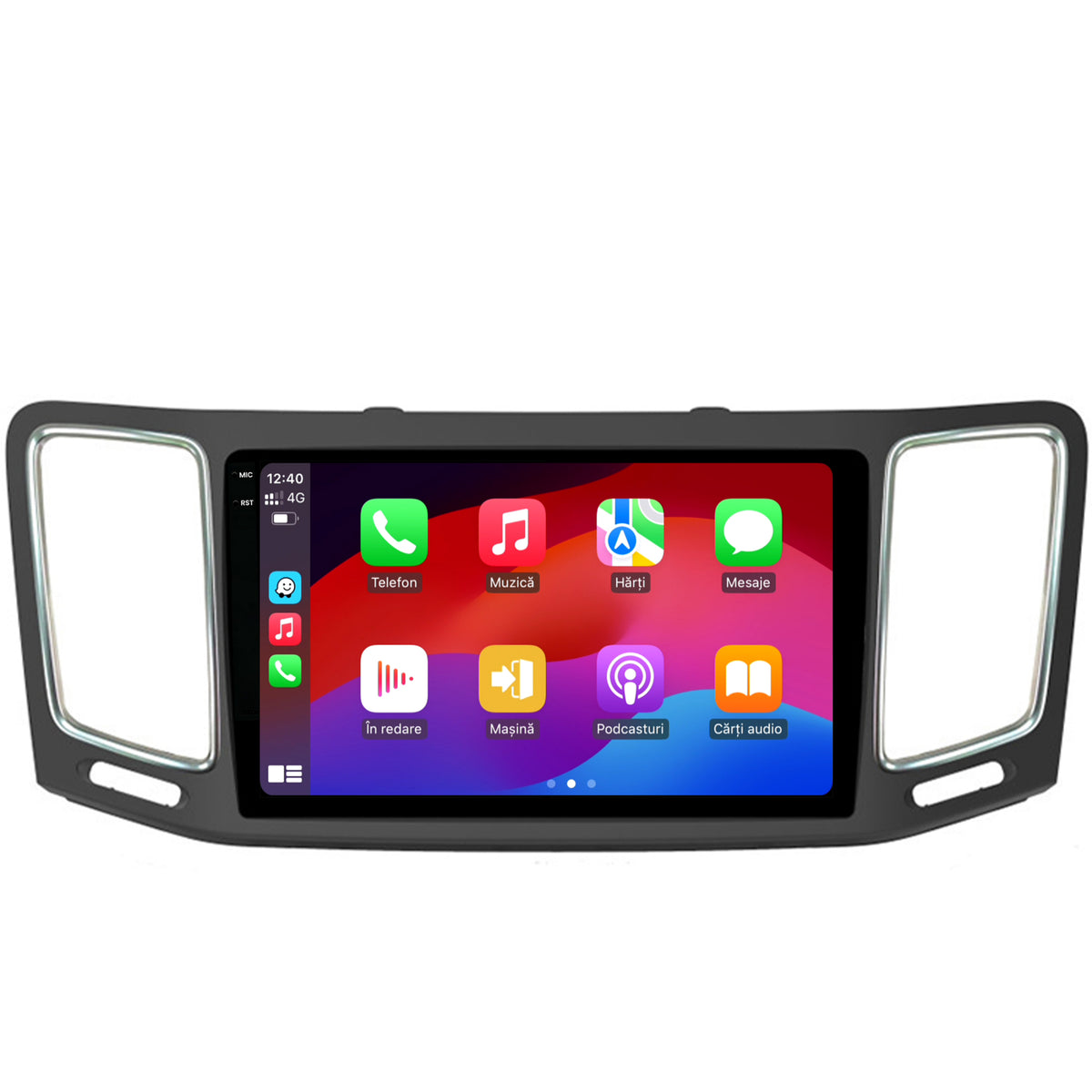 Navigatie 2K HUB64 Volkswagen Sharan / Seat Alhambra (2010-2018), 8GB RAM, Android, Octacore, Slot Sim 4G, DSP, GPS, Wi-FI, Carplay, Android Auto, USB, Bluetooth, Waze, Touchscreen, 9.5 Inch