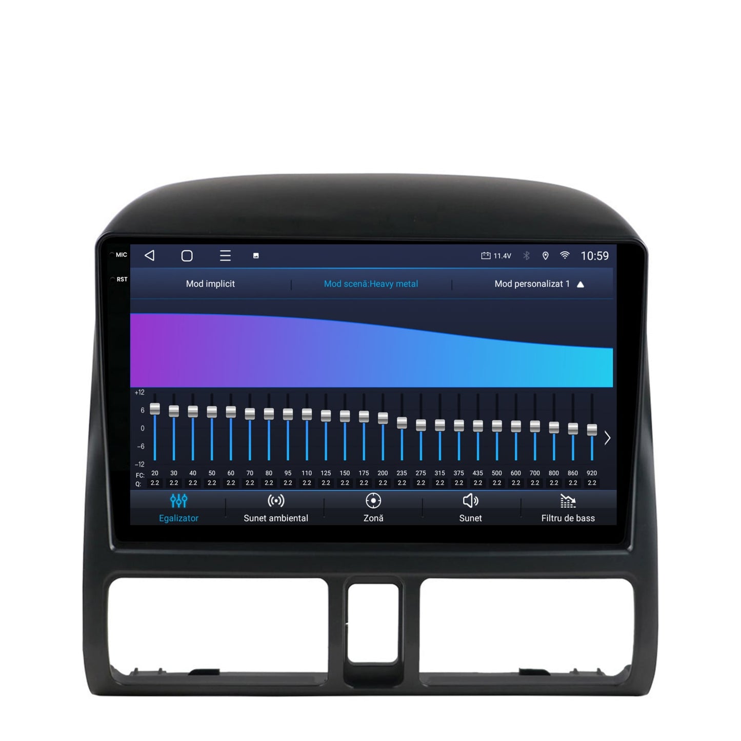 Navigatie 2K HUB64 Honda CRV (1998-2005), 8GB RAM, Android, Octacore, Slot Sim 4G, DSP, GPS, Wi-FI, Carplay, Android Auto, USB, Bluetooth, Waze, Touchscreen, 9.5 Inch