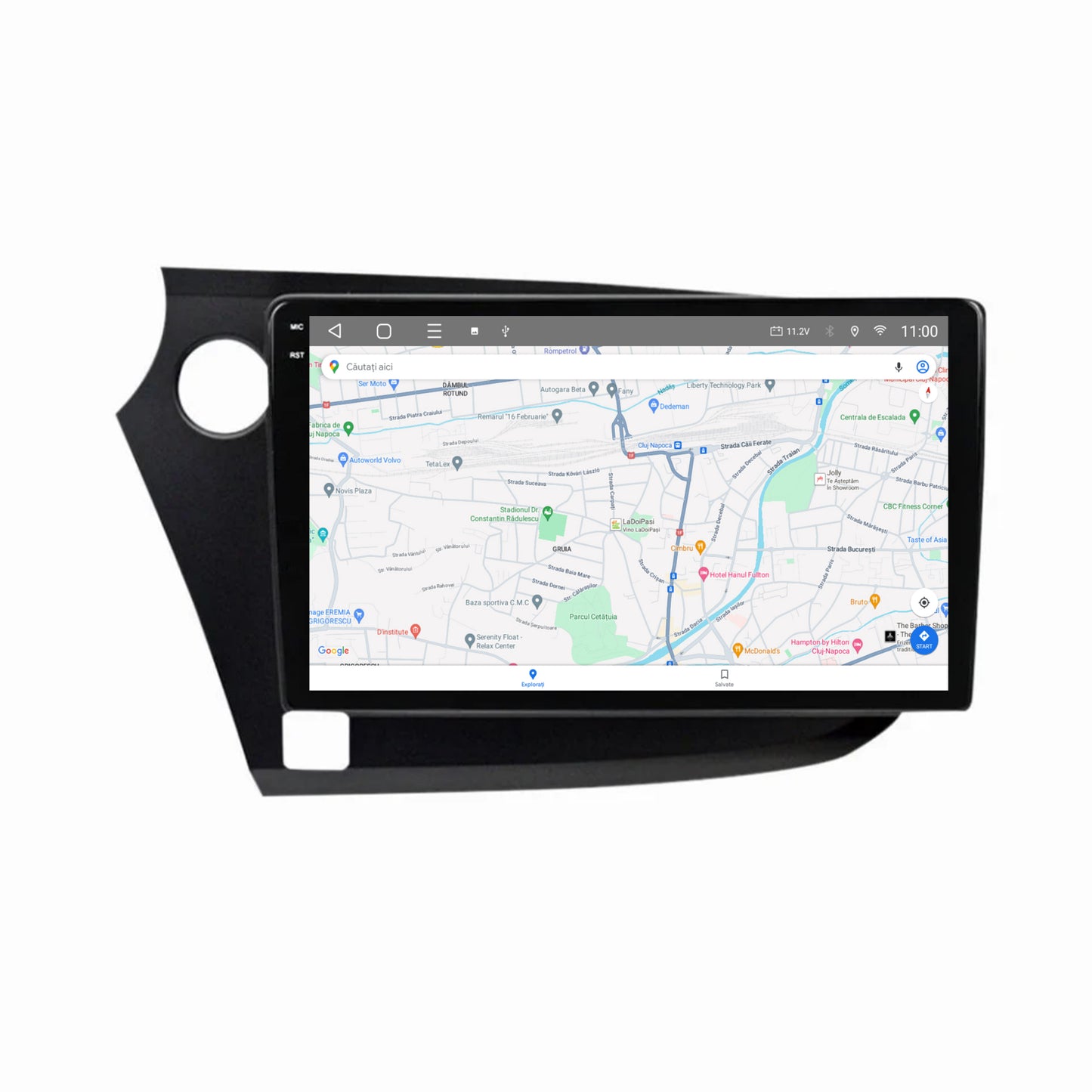 Navigatie 2K HUB64 Honda Insight (2009-2014), 8GB RAM, Android, Octacore, Slot Sim 4G, DSP, GPS, Wi-FI, Carplay, Android Auto, USB, Bluetooth, Waze, Touchscreen, 9.5 Inch