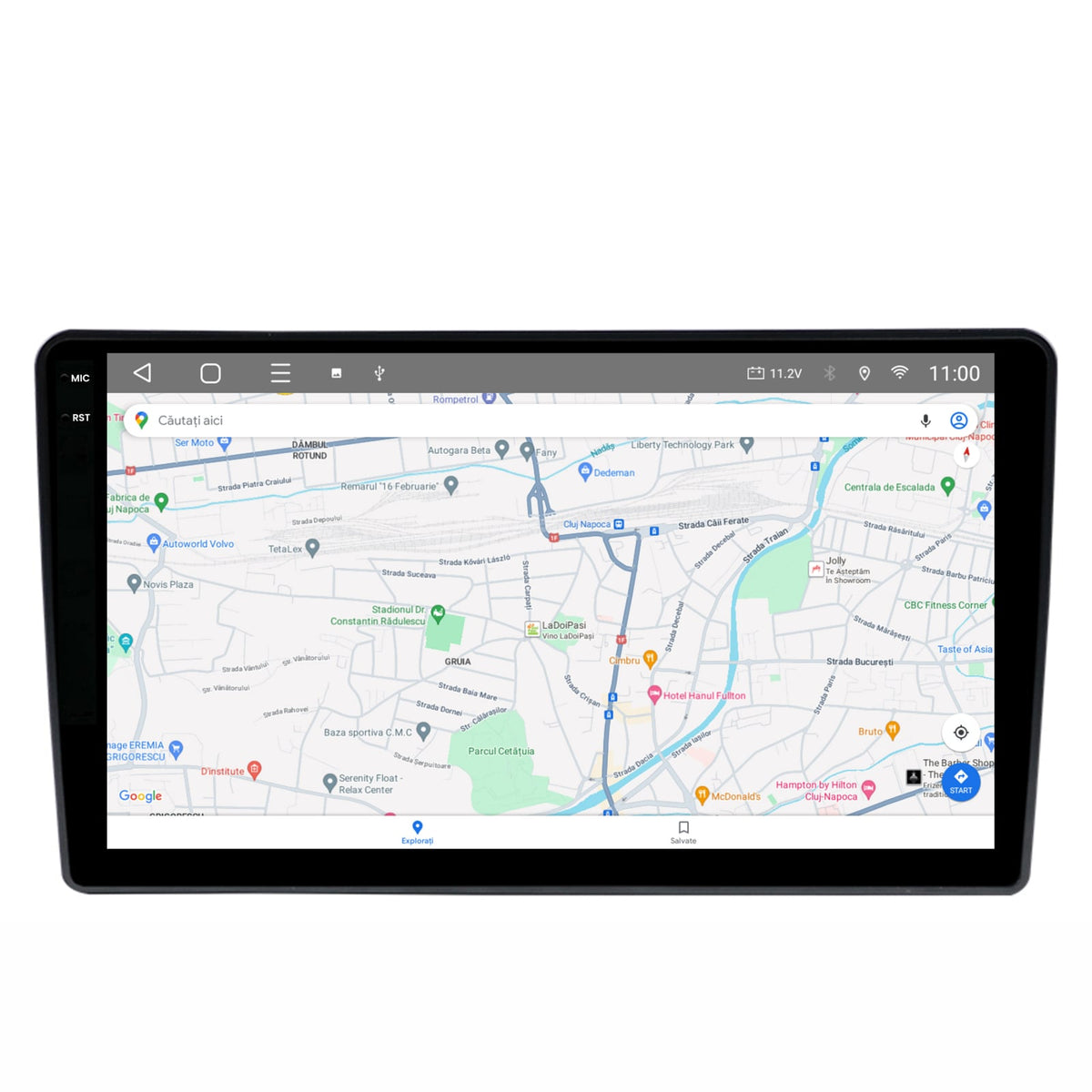 Navigatie 2K HUB64 Hyundai H1 (2010-2014), 8GB RAM, Android, Octacore, Slot Sim 4G, DSP, GPS, Wi-FI, Carplay, Android Auto, USB, Bluetooth, Waze, Touchscreen, 9.5 Inch