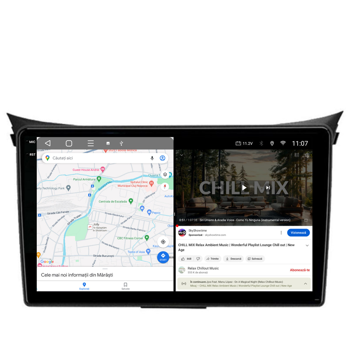 Navigatie 2K HUB64 Hyundai I30 (2012-2016), 4GB RAM, Android, Octacore, Slot Sim 4G, DSP, GPS, Wi-FI, Carplay, Android Auto, USB, Bluetooth, Waze, Touchscreen, 9.5 Inch