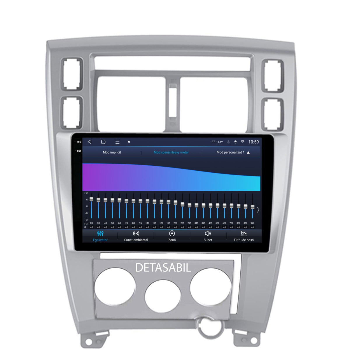 Navigatie 2K HUB64 Hyundai Tucson(2004-2009), 4GB RAM, Android, Octacore, Slot Sim 4G, DSP, GPS, Wi-FI, Carplay, Android Auto, USB, Bluetooth, Waze, Touchscreen, 10.36 Inch
