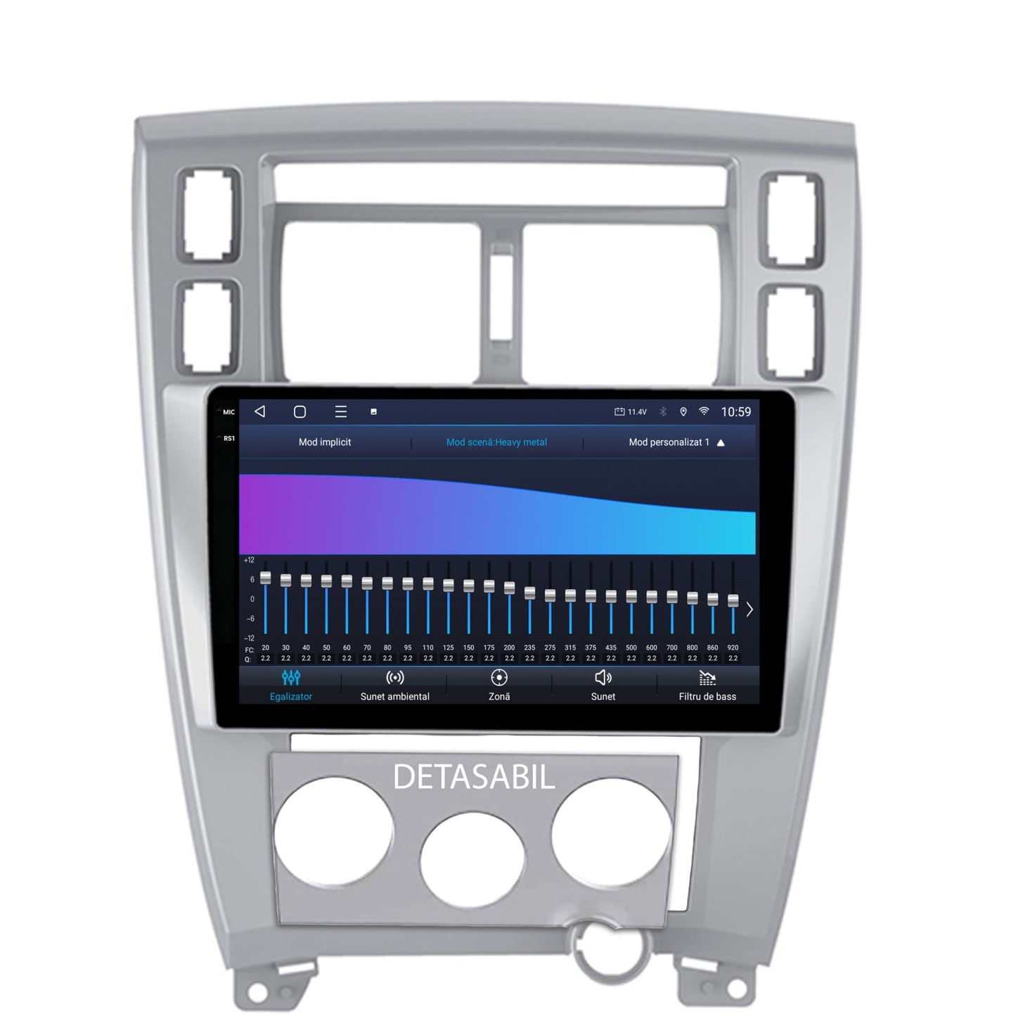 Navigatie 2K HUB64 Hyundai Tucson(2004-2009), 4GB RAM, Android, Octacore, Slot Sim 4G, DSP, GPS, Wi-FI, Carplay, Android Auto, USB, Bluetooth, Waze, Touchscreen, 10.36 Inch