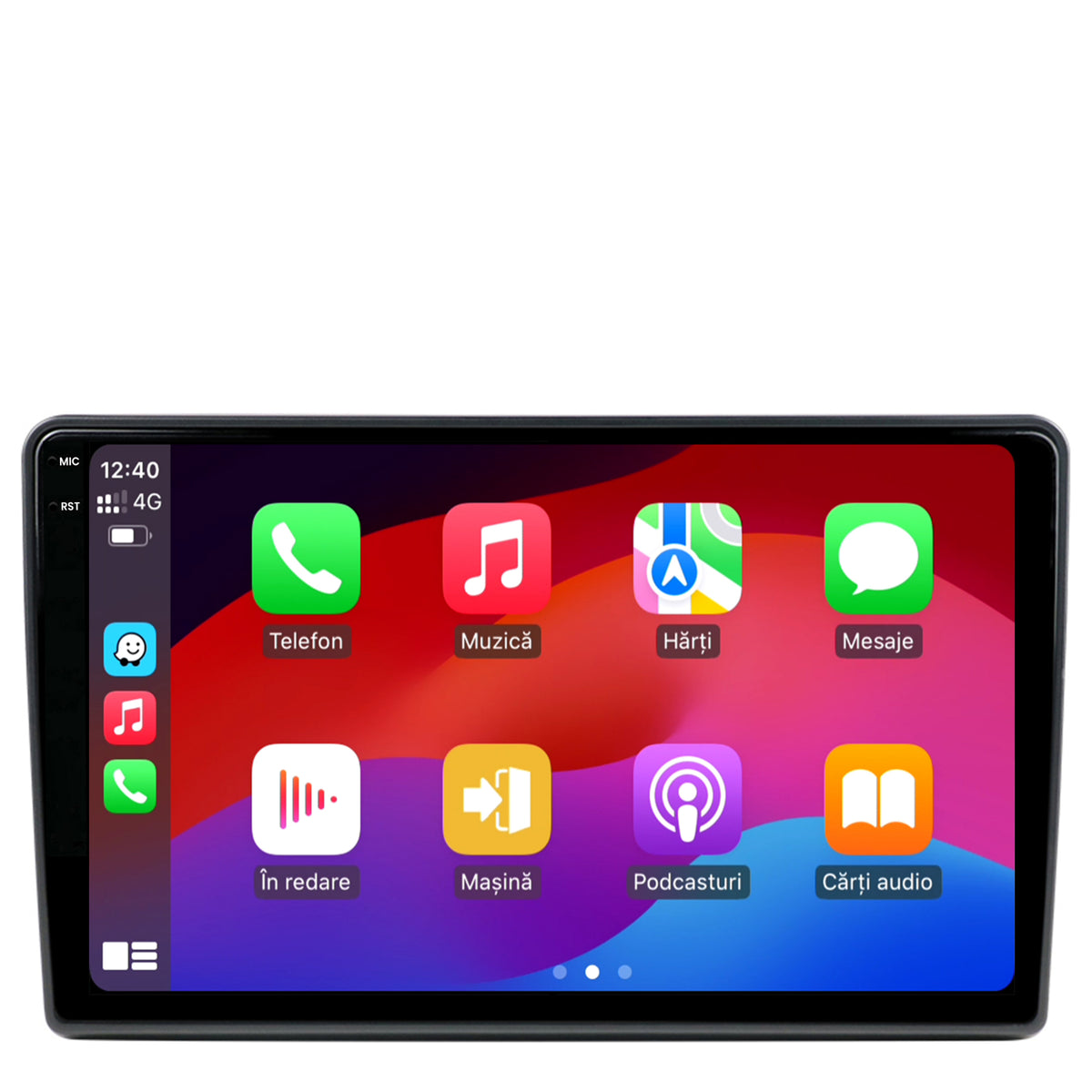 Navigatie 2K HUB64 Citroen Nemo/ Fiat Fiorino/ Peugeot Bipper (2007-2021), 8GB RAM, Android, Octacore, Slot Sim 4G, DSP, GPS, Wi-FI, Carplay, Android Auto, USB, Bluetooth, Waze, Touchscreen, 10.36