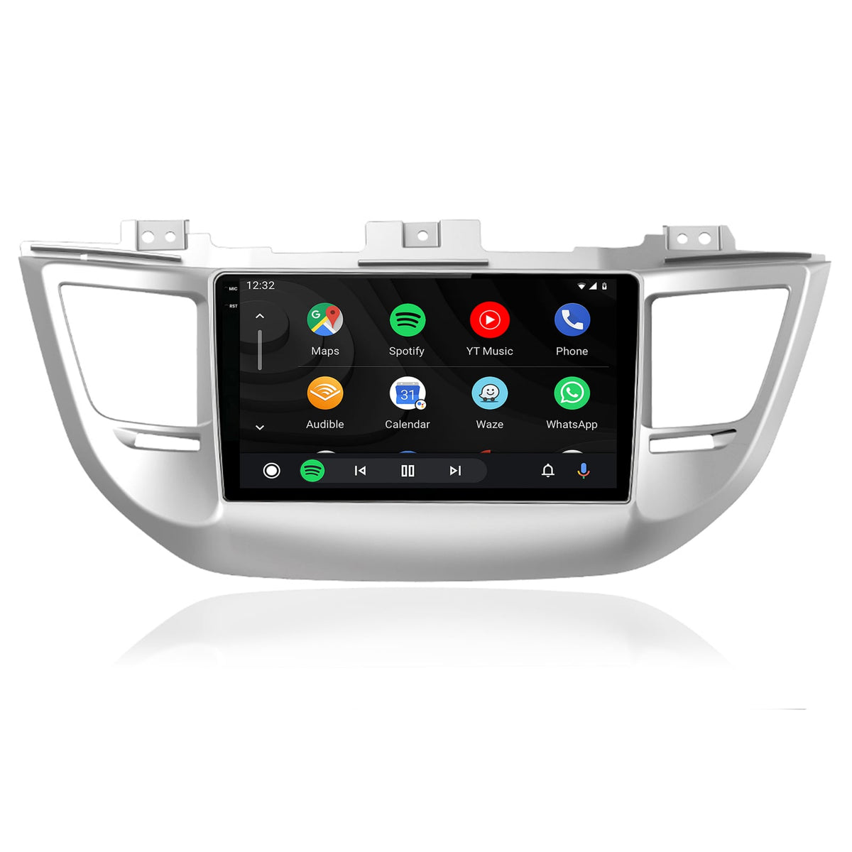 Navigatie 2K HUB64 Hyundai Tucson 3 (2015-2019), 4GB RAM, Android, Octacore, Slot Sim 4G, DSP, GPS, Wi-FI, Carplay, Android Auto, USB, Bluetooth, Waze, Touchscreen, 9.5 Inch