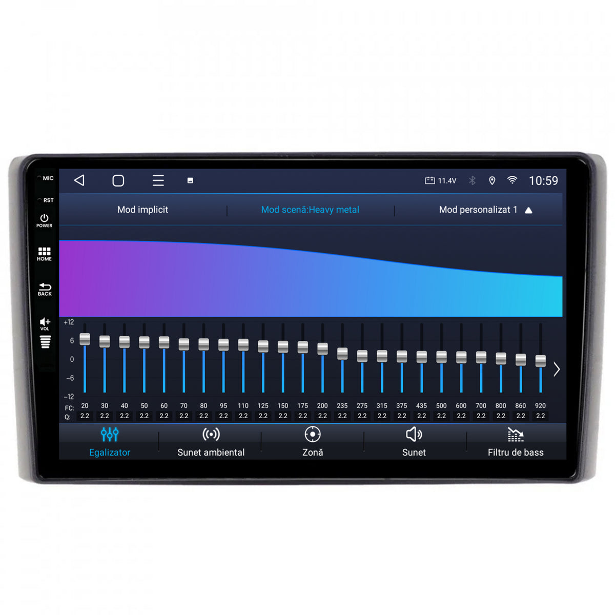 Navigatie 2K HUB64 Iveco Daily (2006-2014), 4GB RAM, Android, Octacore, Slot Sim 4G, DSP, GPS, Wi-FI, Carplay, Android Auto, USB, Bluetooth, Waze, Touchscreen, 9.5 Inch