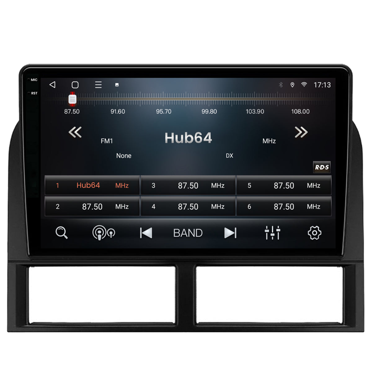 Navigatie 2K HUB64 Jeep Grand Cherokee (1998-2004), 4GB RAM, Android, Octacore, Slot Sim 4G, DSP, GPS, Wi-FI, Carplay, Android Auto, USB, Bluetooth, Waze, Touchscreen, 9.5 Inch