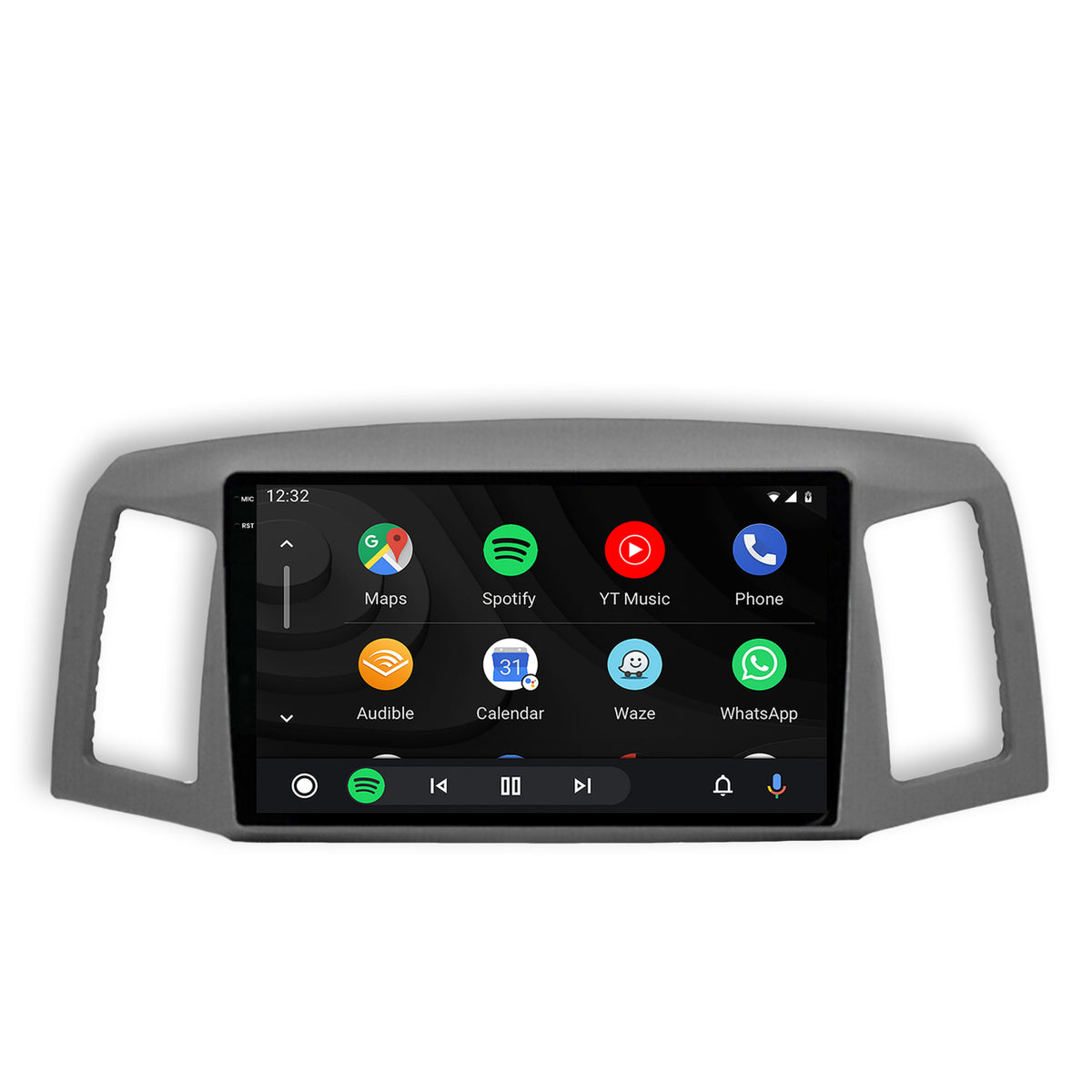 Navigatie 2K HUB64 Jeep Grand Cherokee (2004-2007), 8GB RAM, Android, Octacore, Slot Sim 4G, DSP, GPS, Wi-FI, Carplay, Android Auto, USB, Bluetooth, Waze, Touchscreen, 9.5 Inch