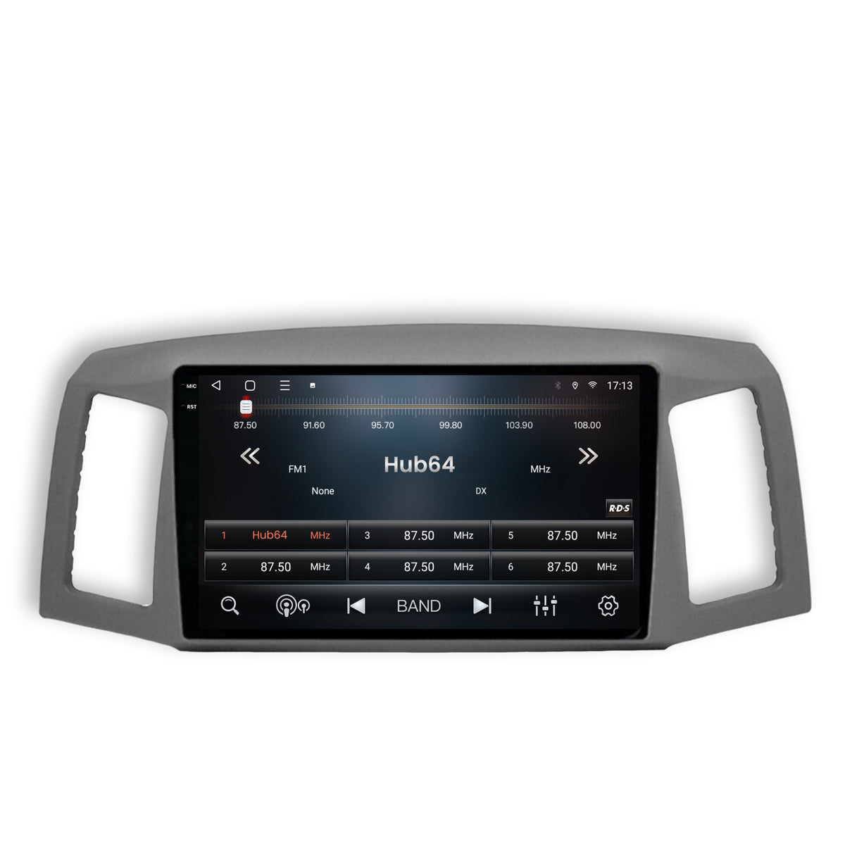 Navigatie 2K HUB64 Jeep Grand Cherokee (2004-2007), 8GB RAM, Android, Octacore, Slot Sim 4G, DSP, GPS, Wi-FI, Carplay, Android Auto, USB, Bluetooth, Waze, Touchscreen, 9.5 Inch