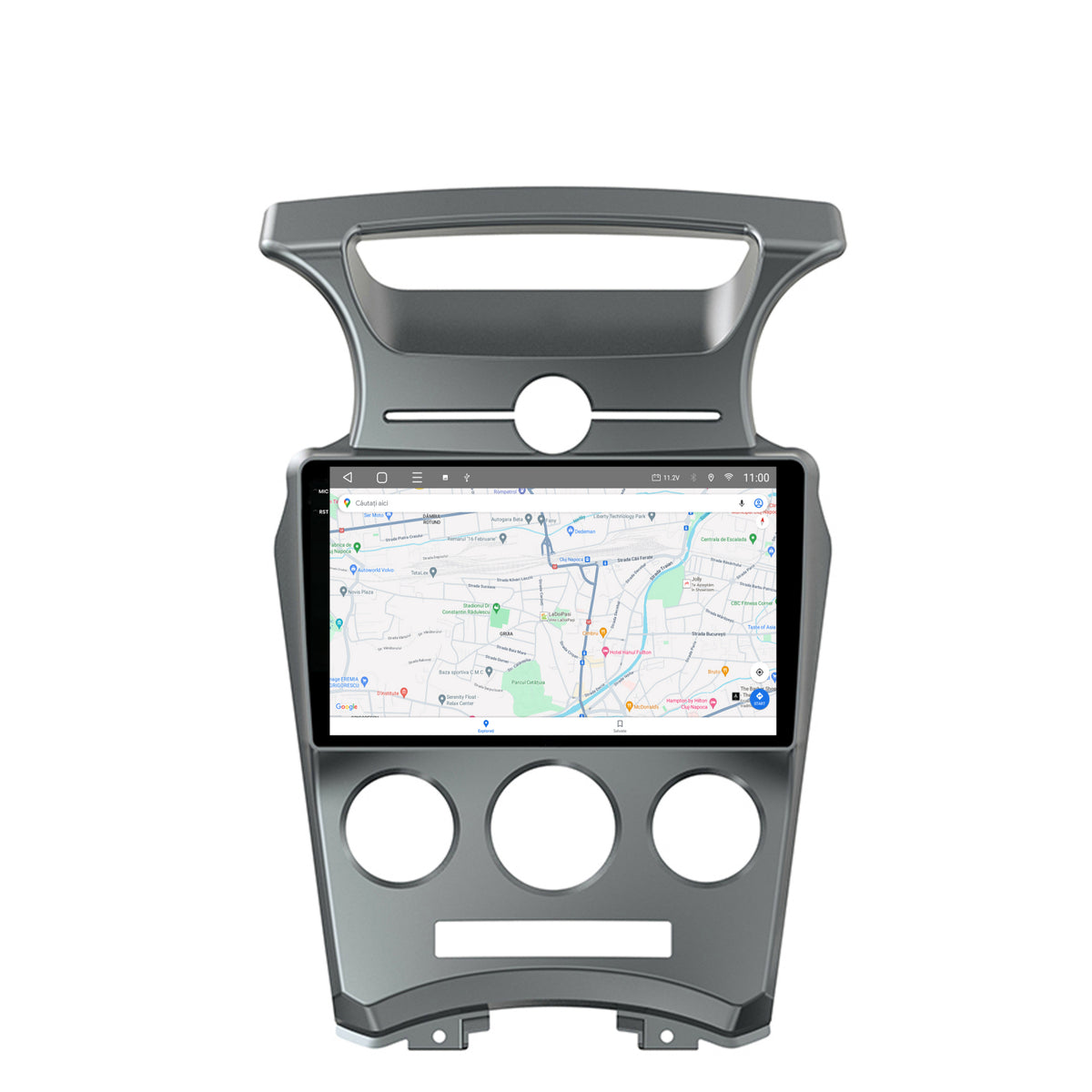 Navigatie 2K HUB64 Kia Carens (2007-2011), 4GB RAM, Android, Octacore, Slot Sim 4G, DSP, GPS, Wi-FI, Carplay, Android Auto, USB, Bluetooth, Waze, Touchscreen, 9.5 Inch