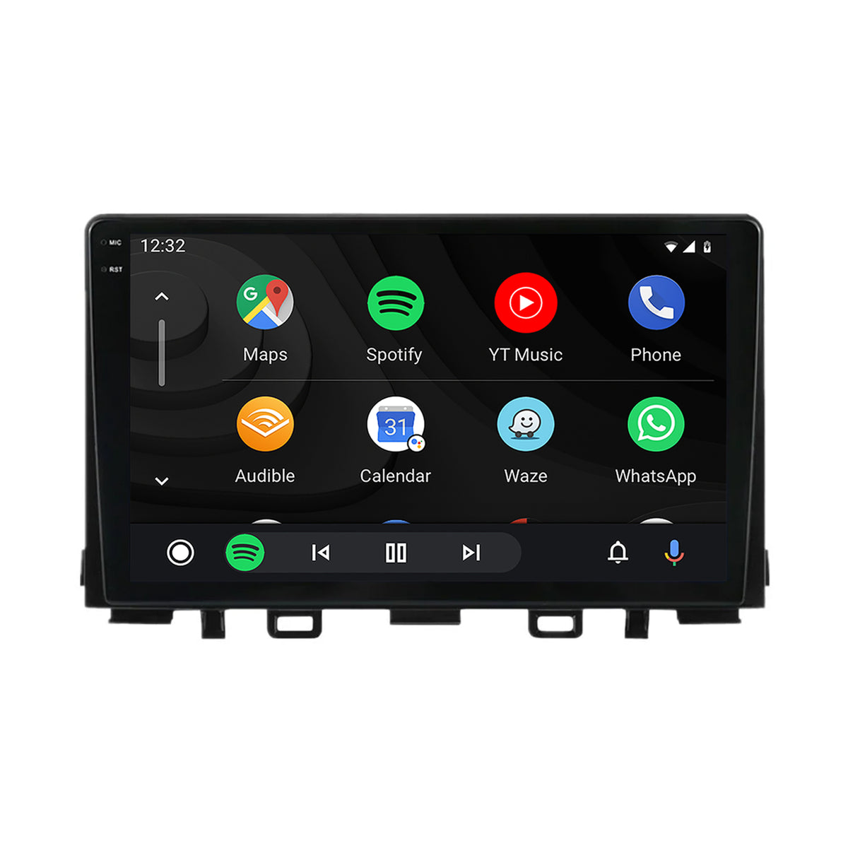 Navigatie 2K HUB64 Kia Rio (2017-2024), 4GB RAM, Android, Octacore, Slot Sim 4G, DSP, GPS, Wi-FI, Carplay, Android Auto, USB, Bluetooth, Waze, Touchscreen, 9.5 Inch