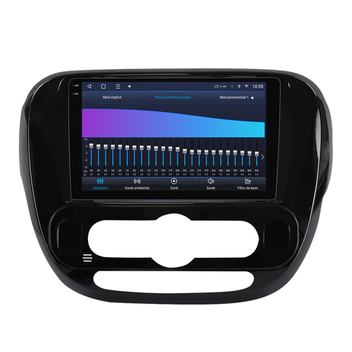 Navigatie 2K HUB64 Kia Soul (2014-2019), 8GB RAM, Android, Octacore, Slot Sim 4G, DSP, GPS, Wi-FI, Carplay, Android Auto, USB, Bluetooth, Waze, Touchscreen, 9.5 Inch