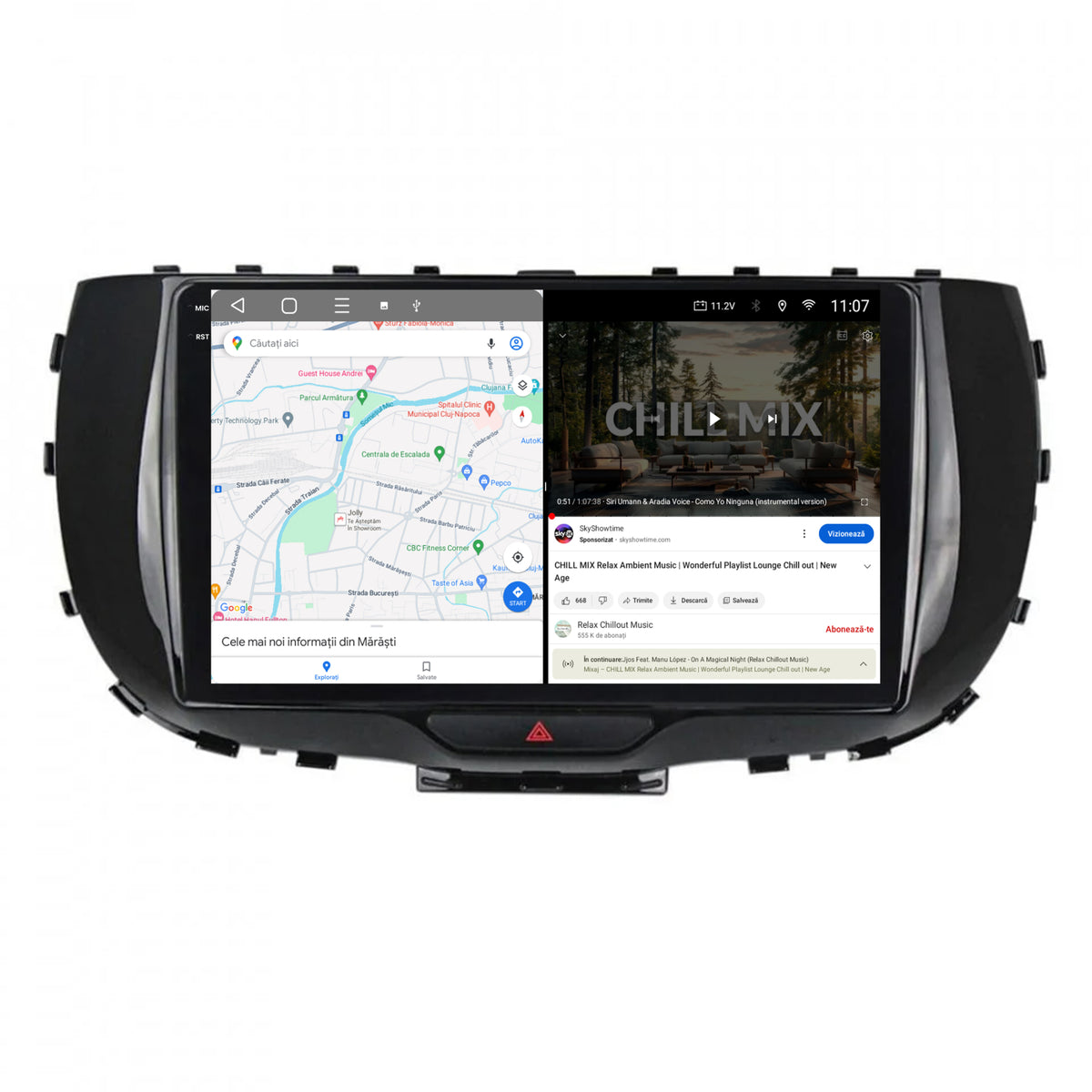 Navigatie 2K HUB64 Kia Soul (2019+), 4GB RAM, Android, Octacore, Slot Sim 4G, DSP, GPS, Wi-FI, Carplay, Android Auto, USB, Bluetooth, Waze, Touchscreen, 9.5 Inch