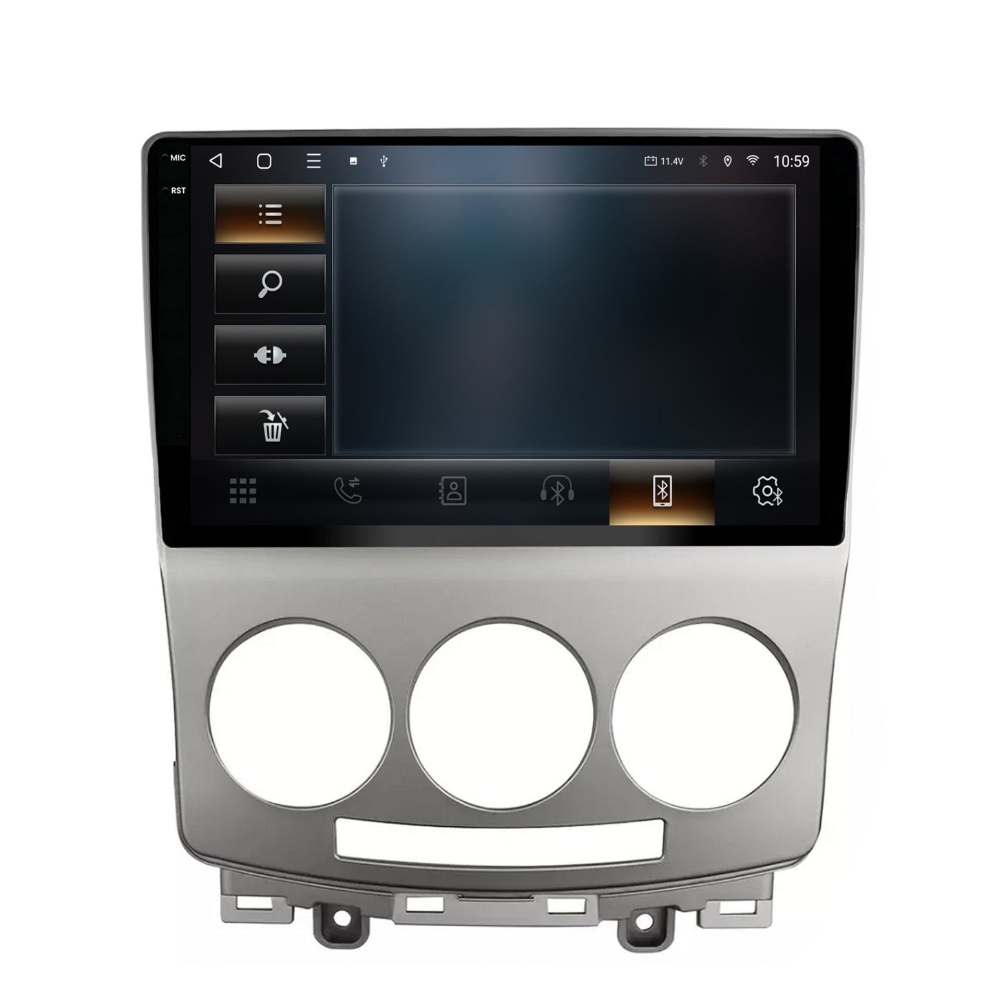 Navigatie 2K HUB64 Mazda 5 (2005-2010), 8GB RAM, Android, Octacore, Slot Sim 4G, DSP, GPS, Wi-FI, Carplay, Android Auto, USB, Bluetooth, Waze, Touchscreen, 9.5 Inch