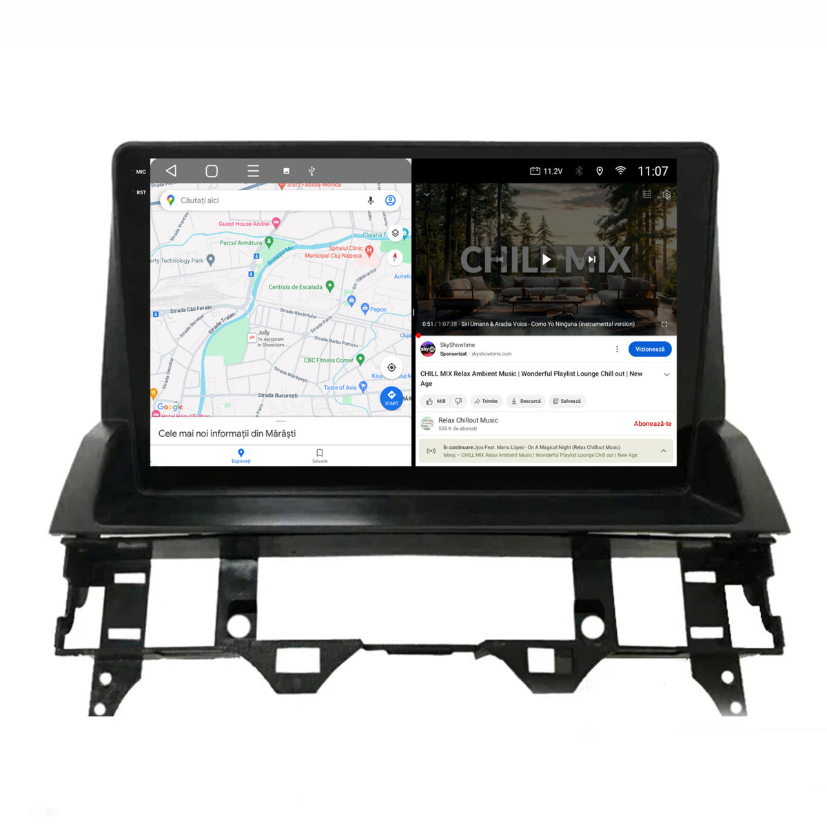 Navigatie 2K HUB64 Mazda 6 (2002-2008), 4GB RAM, Android, Octacore, Slot Sim 4G, DSP, GPS, Wi-FI, Carplay, Android Auto, USB, Bluetooth, Waze, Touchscreen, 10.36 Inch