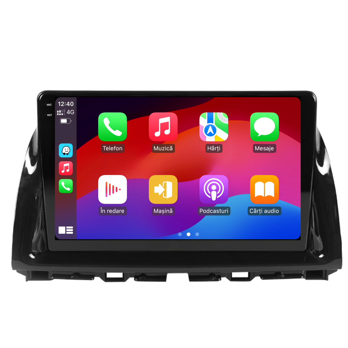 Navigatie 2K HUB64 Mazda CX-5 (2012-2015), 4GB RAM, Android, Octacore, Slot Sim 4G, DSP, GPS, Wi-FI, Carplay, Android Auto, USB, Bluetooth, Waze, Touchscreen, 10.36 Inch