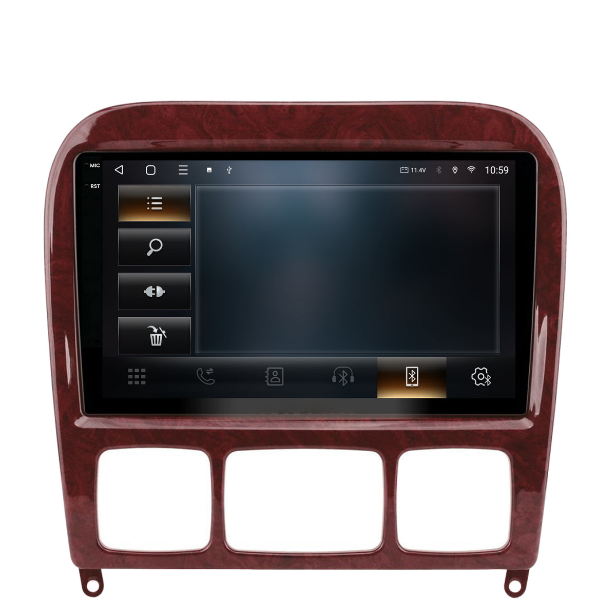 Navigatie 2K HUB64 Mercedes Benz S-Class (1998-2005), 4GB RAM, Android, Octacore, Slot Sim 4G, DSP, GPS, Wi-FI, Carplay, Android Auto, USB, Bluetooth, Waze, Touchscreen, 9.5 Inch