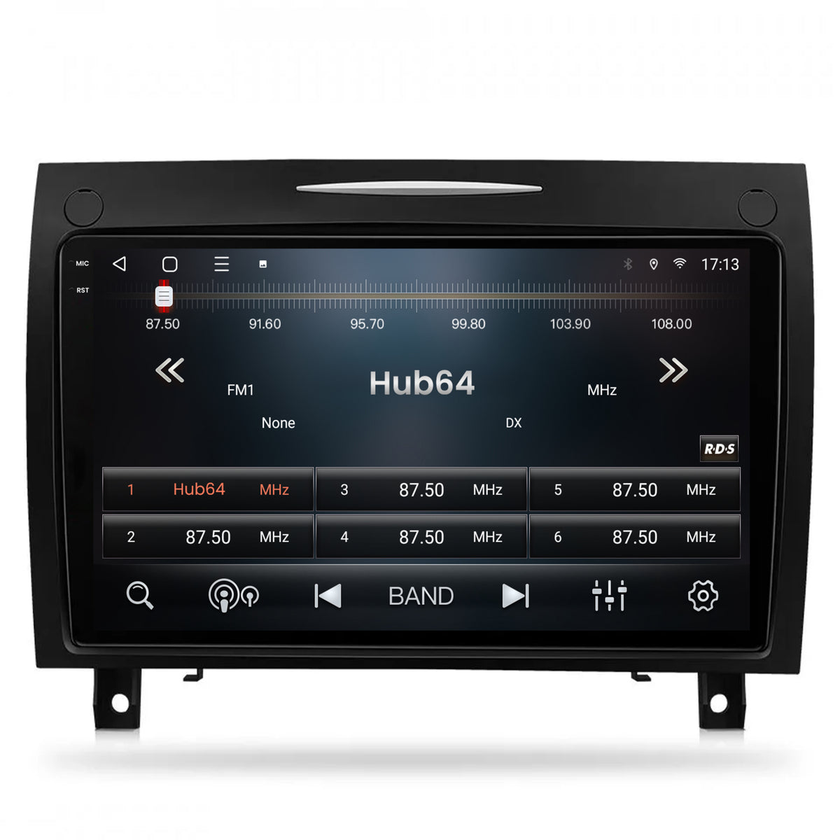 Navigatie 2K HUB64 Mercedes Benz SLK (2006-2010), 4GB RAM, Android, Octacore, Slot Sim 4G, DSP, GPS, Wi-FI, Carplay, Android Auto, USB, Bluetooth, Waze, Touchscreen, 9.5 Inch