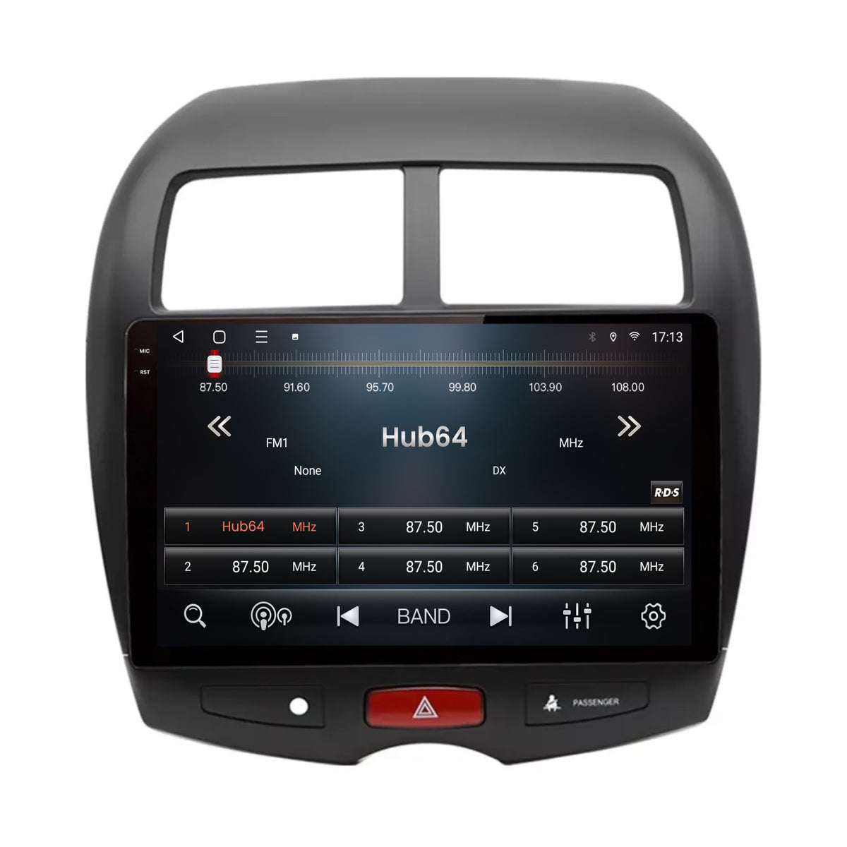 Navigatie 2K HUB64 Mitsubishi ASX / Peugeot 4008 (2010-2018), 8GB RAM, Android, Octacore, Slot Sim 4G, DSP, GPS, Wi-FI, Carplay, Android Auto, USB, Bluetooth, Waze, Touchscreen, 10.36 Inch