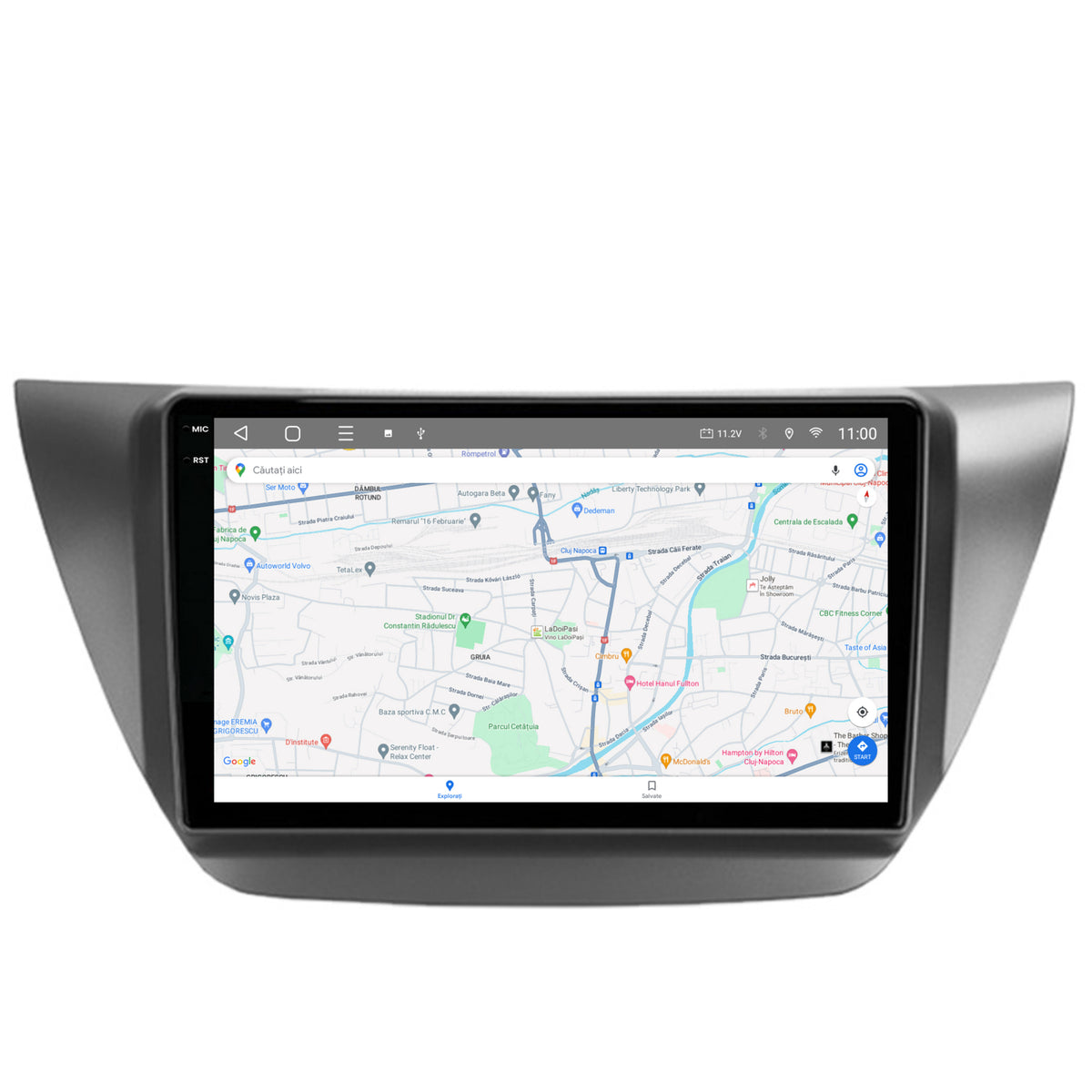 Navigatie 2K HUB64 Mitsubishi Lancer (2003-2007), 4GB RAM, Android, Octacore, Slot Sim 4G, DSP, GPS, Wi-FI, Carplay, Android Auto, USB, Bluetooth, Waze, Touchscreen, 9.5 Inch