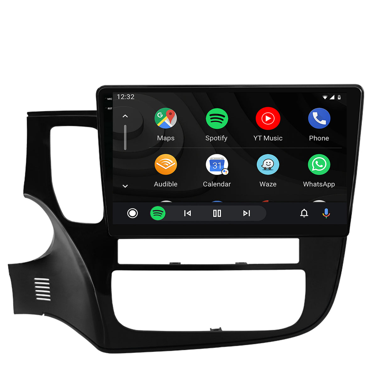 Navigatie 2K HUB64 Mitsubishi Outlander (2013-2020), 4GB RAM, Android, Octacore, Slot Sim 4G, DSP, GPS, Wi-FI, Carplay, Android Auto, USB, Bluetooth, Waze, Touchscreen, 10.36 Inch