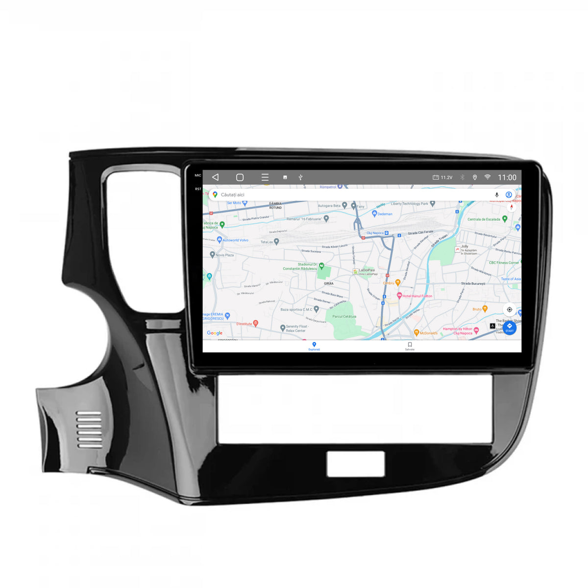 Navigatie 2K HUB64 Mitsubishi Outlander (2019-2021), 4GB RAM, Android, Octacore, Slot Sim 4G, DSP, GPS, Wi-FI, Carplay, Android Auto, USB, Bluetooth, Waze, Touchscreen, 10.36 Inch