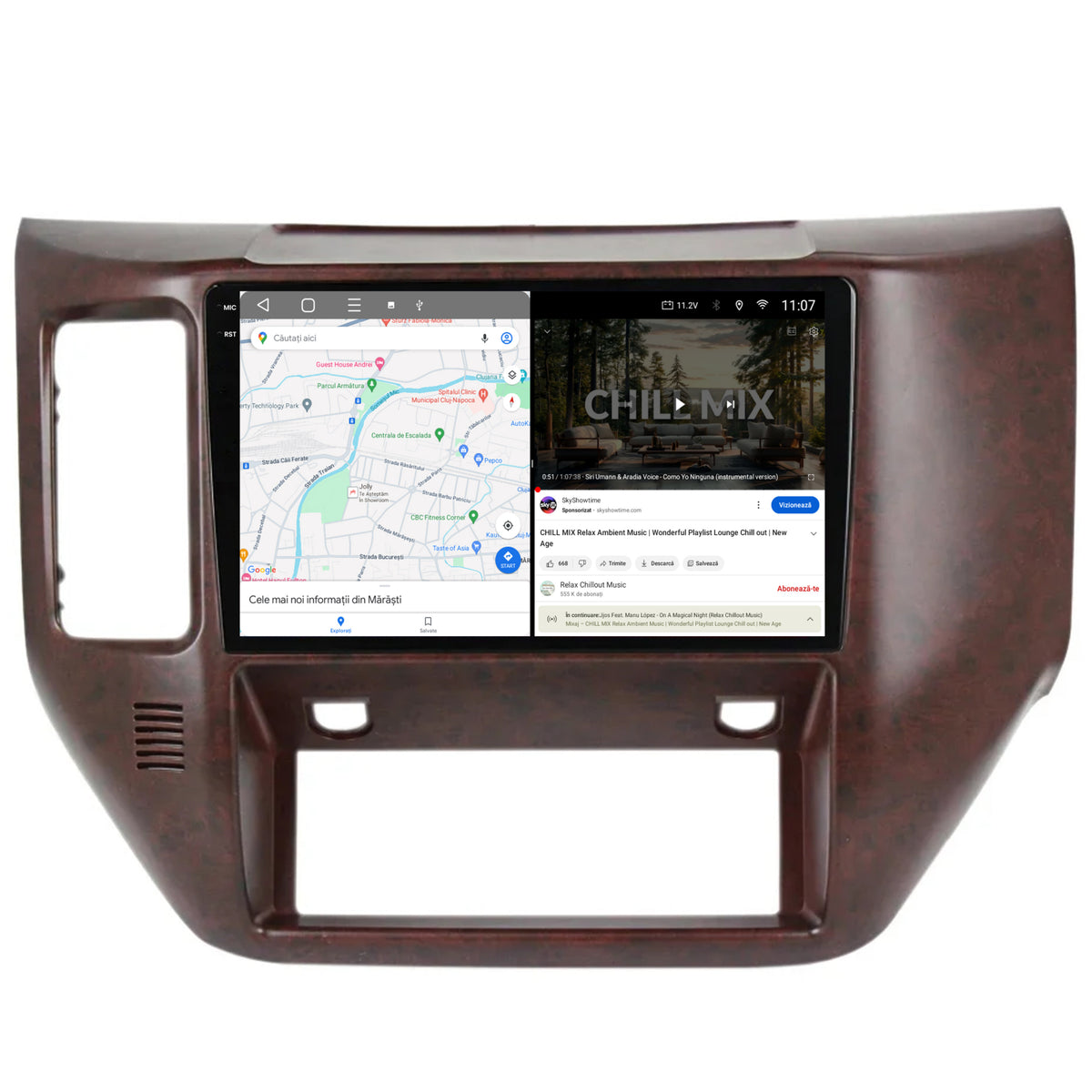 Navigatie 2K HUB64 Nissan Patrol (2004-2012),4GB RAM, Android, Octacore, Slot Sim 4G, DSP, GPS, Wi-FI, Carplay, Android Auto, USB, Bluetooth, Waze, Touchscreen, 9.5'' Inch