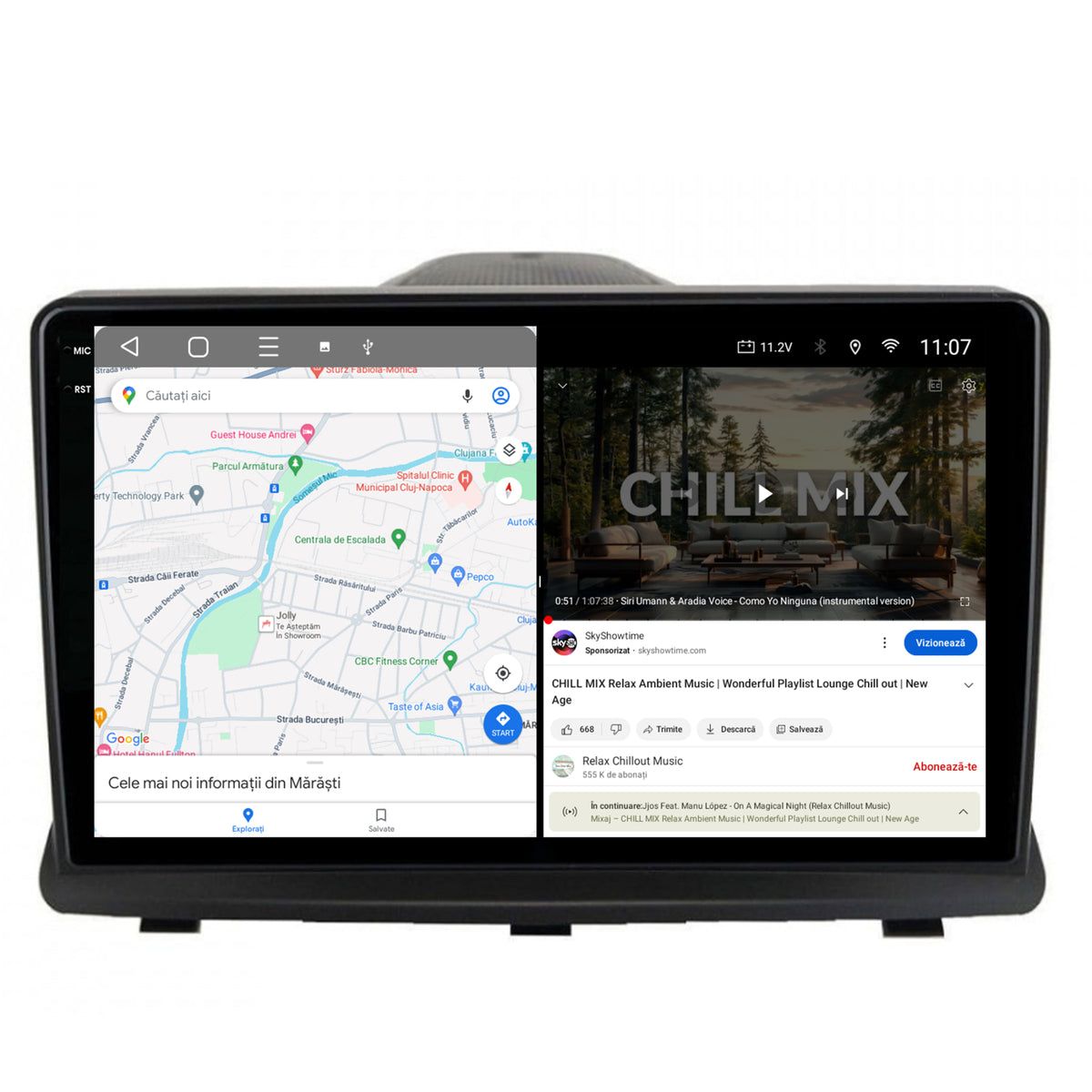 Navigatie 2K HUB64 Opel Antara (2006-2015), 4GB RAM, Android, Octacore, Slot Sim 4G, DSP, GPS, Wi-FI, Carplay, Android Auto, USB, Bluetooth, Waze, Touchscreen, 9.5 Inch