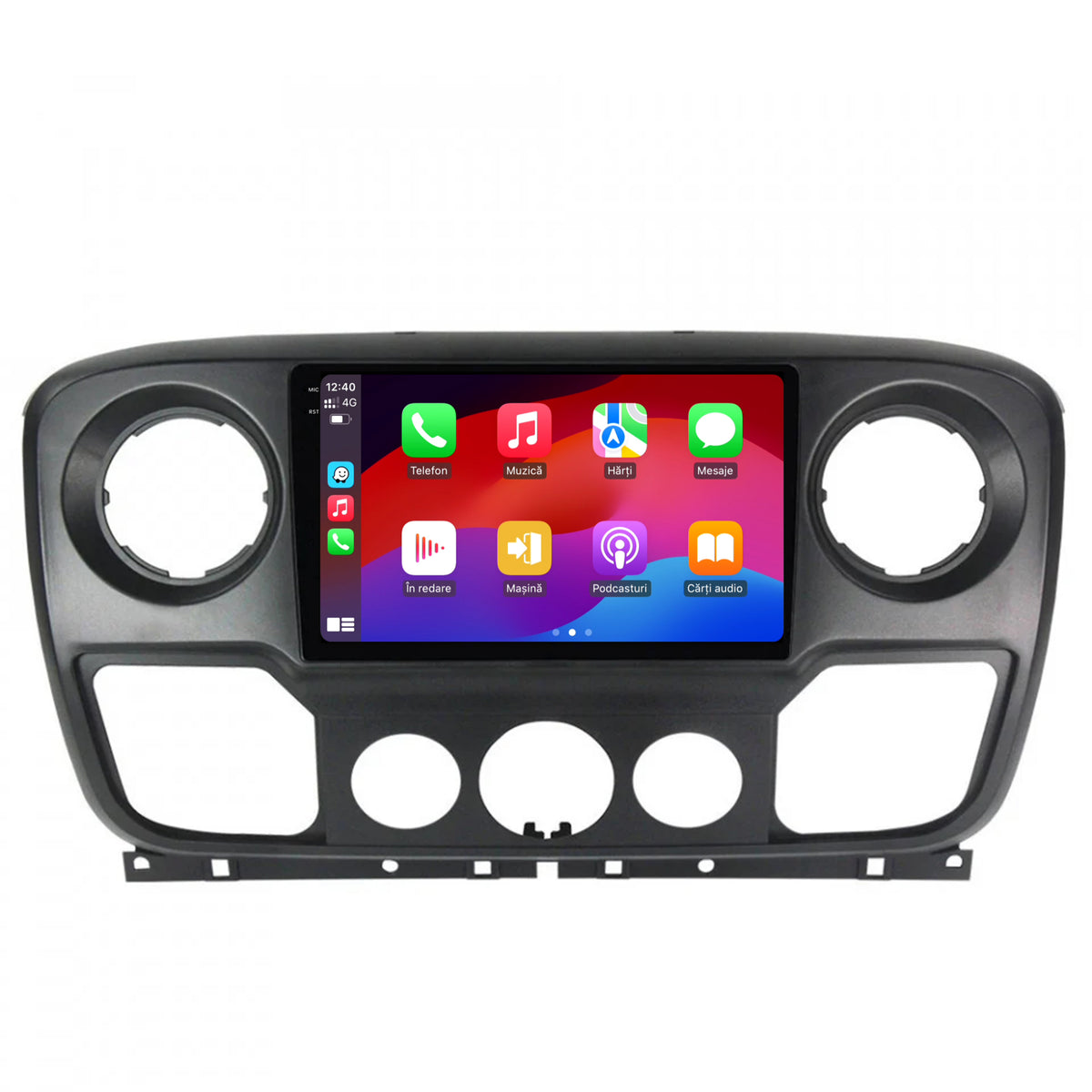 Navigatie 2K HUB64 Opel Movano / Renault Master / Nissan NV400 (2011-2019), 4GB RAM, Android, Octacore, Slot Sim 4G, DSP, GPS, Wi-FI, Carplay, Android Auto, USB, Bluetooth, Waze, Touchscreen, 10.36