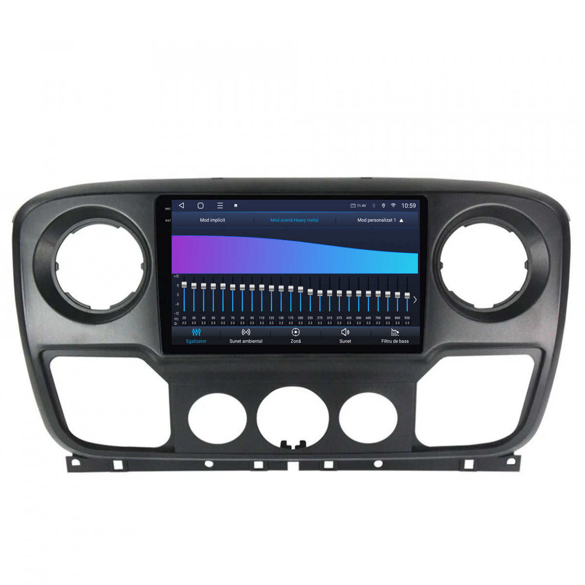 Navigatie 2K HUB64 Opel Movano / Renault Master / Nissan NV400 (2011-2019), 4GB RAM, Android, Octacore, Slot Sim 4G, DSP, GPS, Wi-FI, Carplay, Android Auto, USB, Bluetooth, Waze, Touchscreen, 10.36