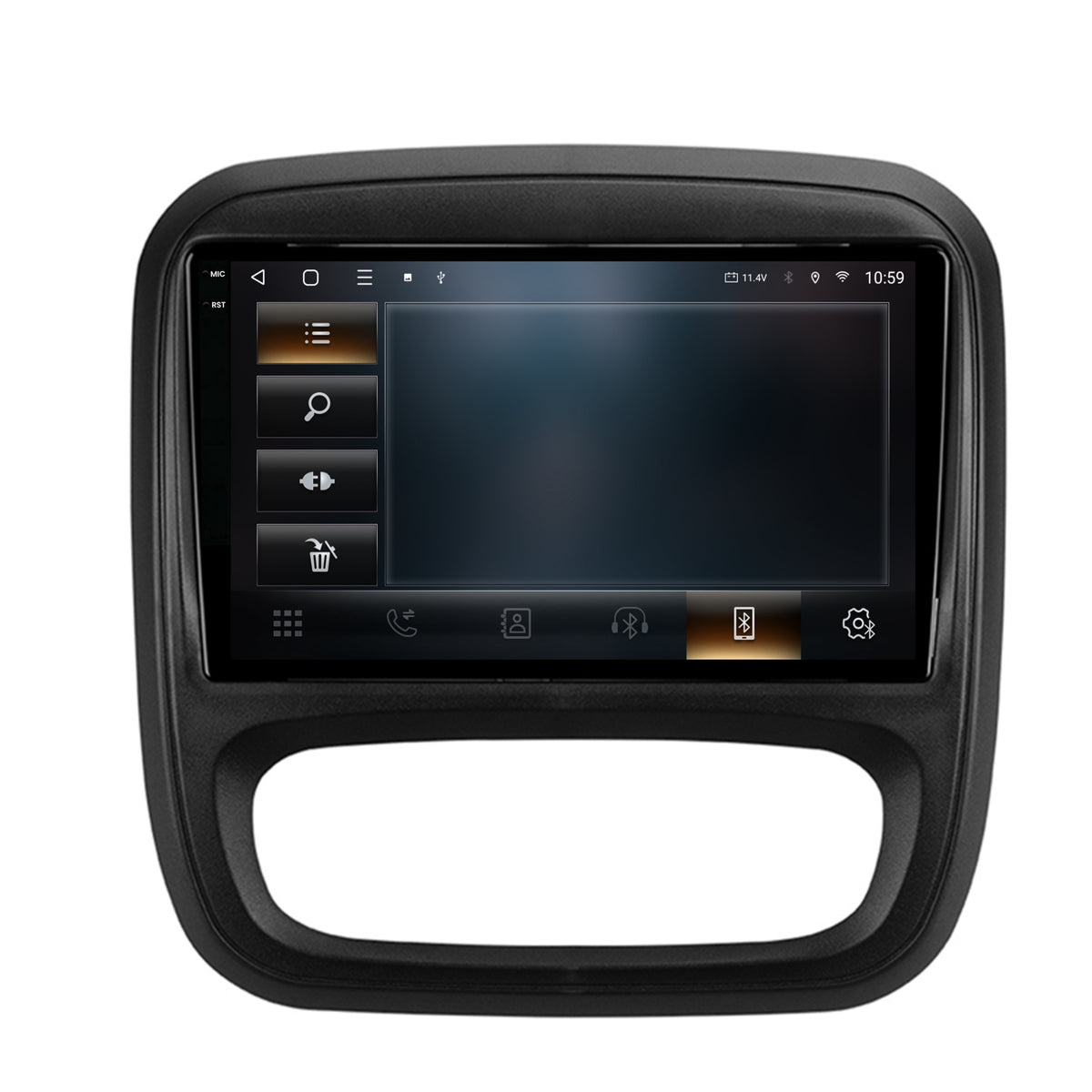 Navigatie 2K HUB64 Opel Vivaro / Renault Trafic / Fiat Talento (2014-2017), 8GB RAM, Android, Octacore, Slot Sim 4G, DSP, GPS, Wi-FI, Carplay, Android Auto, USB, Bluetooth, Waze, Touchscreen, 9.5 I