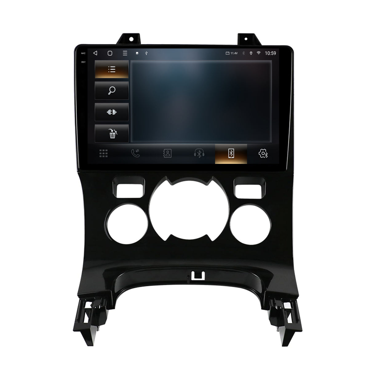 Navigatie 2K HUB64 Peugeot 3008/5008, 4GB RAM, Android, Octacore, Slot Sim 4G, DSP, GPS, Wi-FI, Carplay, Android Auto, USB, Bluetooth, Waze, Touchscreen, 9.5 Inch