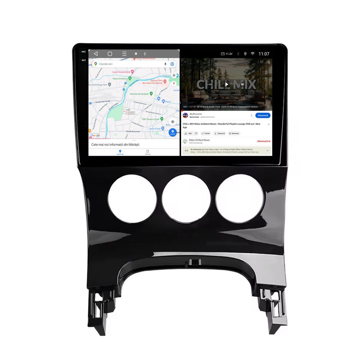 Navigatie 2K HUB64 Peugeot 3008/5008, 8GB RAM, Android, Octacore, Slot Sim 4G, DSP, GPS, Wi-FI, Carplay, Android Auto, USB, Bluetooth, Waze, Touchscreen, 9.5 Inch