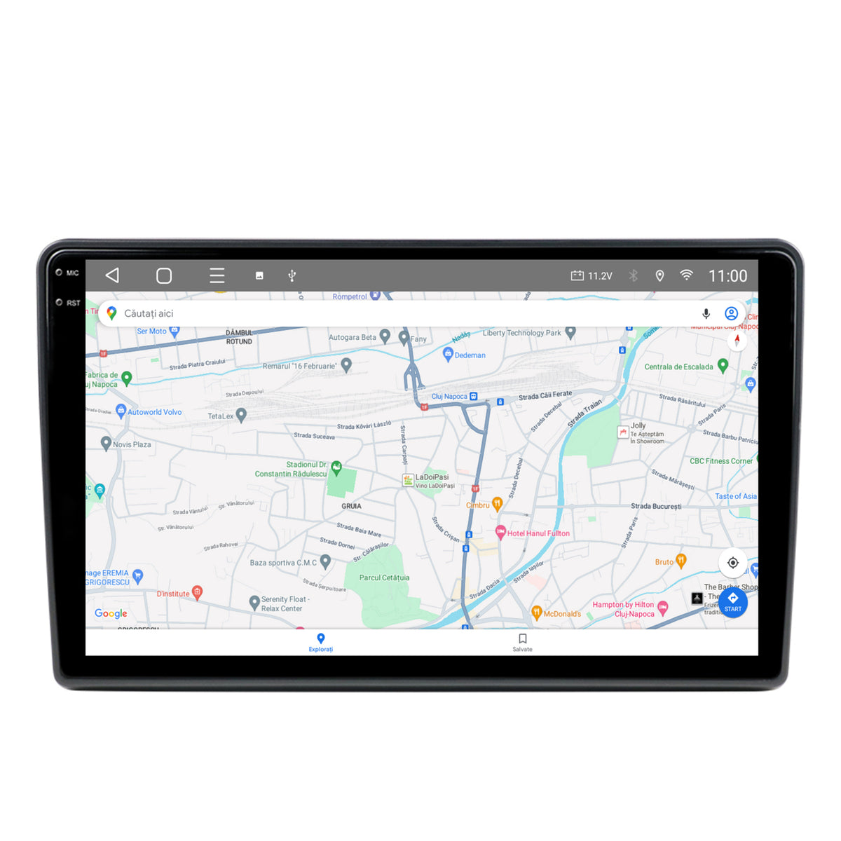Navigatie 2K HUB64 Peugeot 308 (2012-2017), 8GB RAM, Android, Octacore, Slot Sim 4G, DSP, GPS, Wi-FI, Carplay, Android Auto, USB, Bluetooth, Waze, Touchscreen, 9.5 Inch