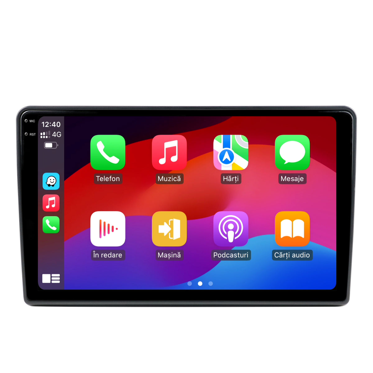 Navigatie 2K HUB64 Peugeot 308 (2012-2017), 8GB RAM, Android, Octacore, Slot Sim 4G, DSP, GPS, Wi-FI, Carplay, Android Auto, USB, Bluetooth, Waze, Touchscreen, 9.5 Inch