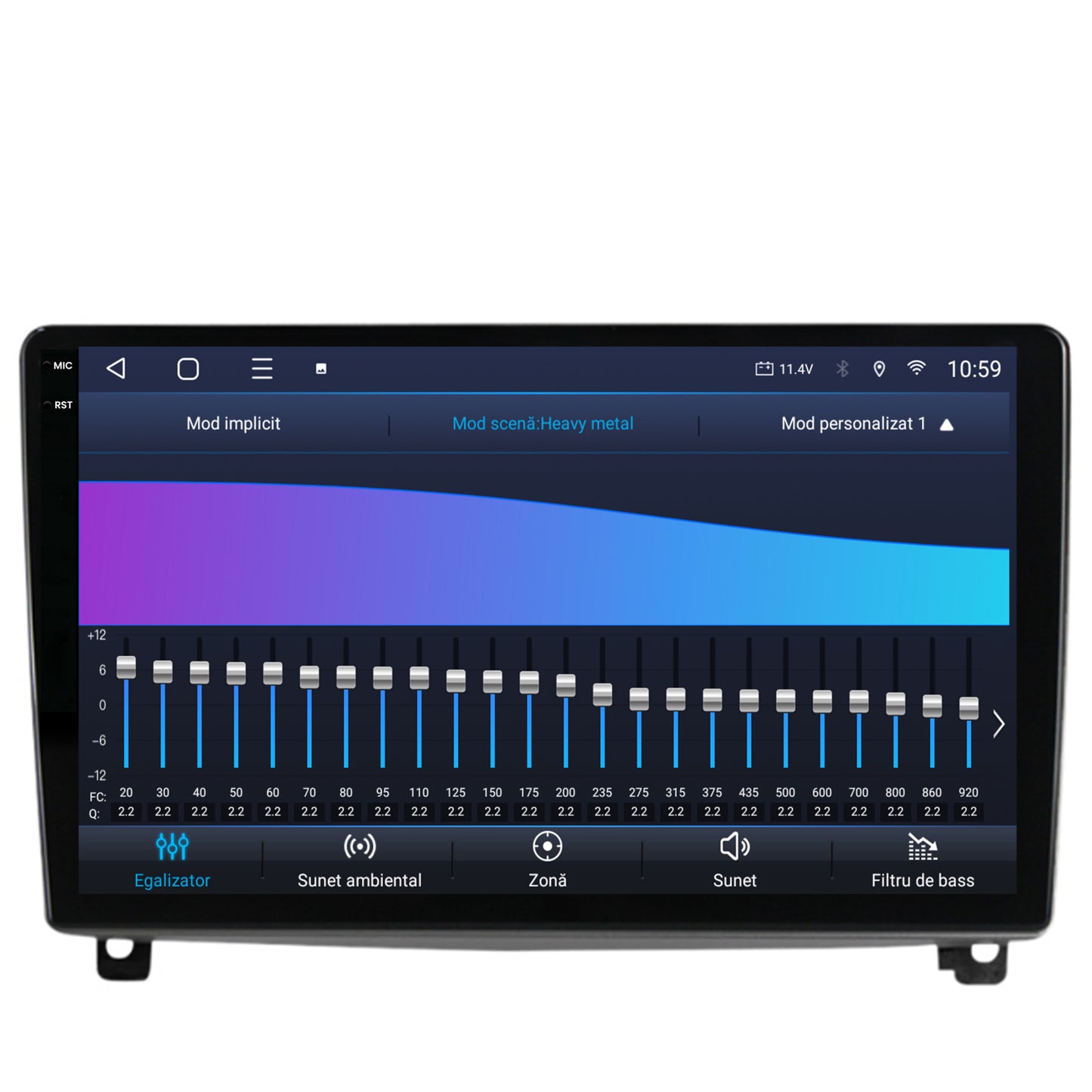 Navigatie 2K HUB64 Peugeot 407 (2004-2011), 8GB RAM, Android, Octacore, Slot Sim 4G, DSP, GPS, Wi-FI, Carplay, Android Auto, USB, Bluetooth, Waze, Touchscreen, 9.5 Inch