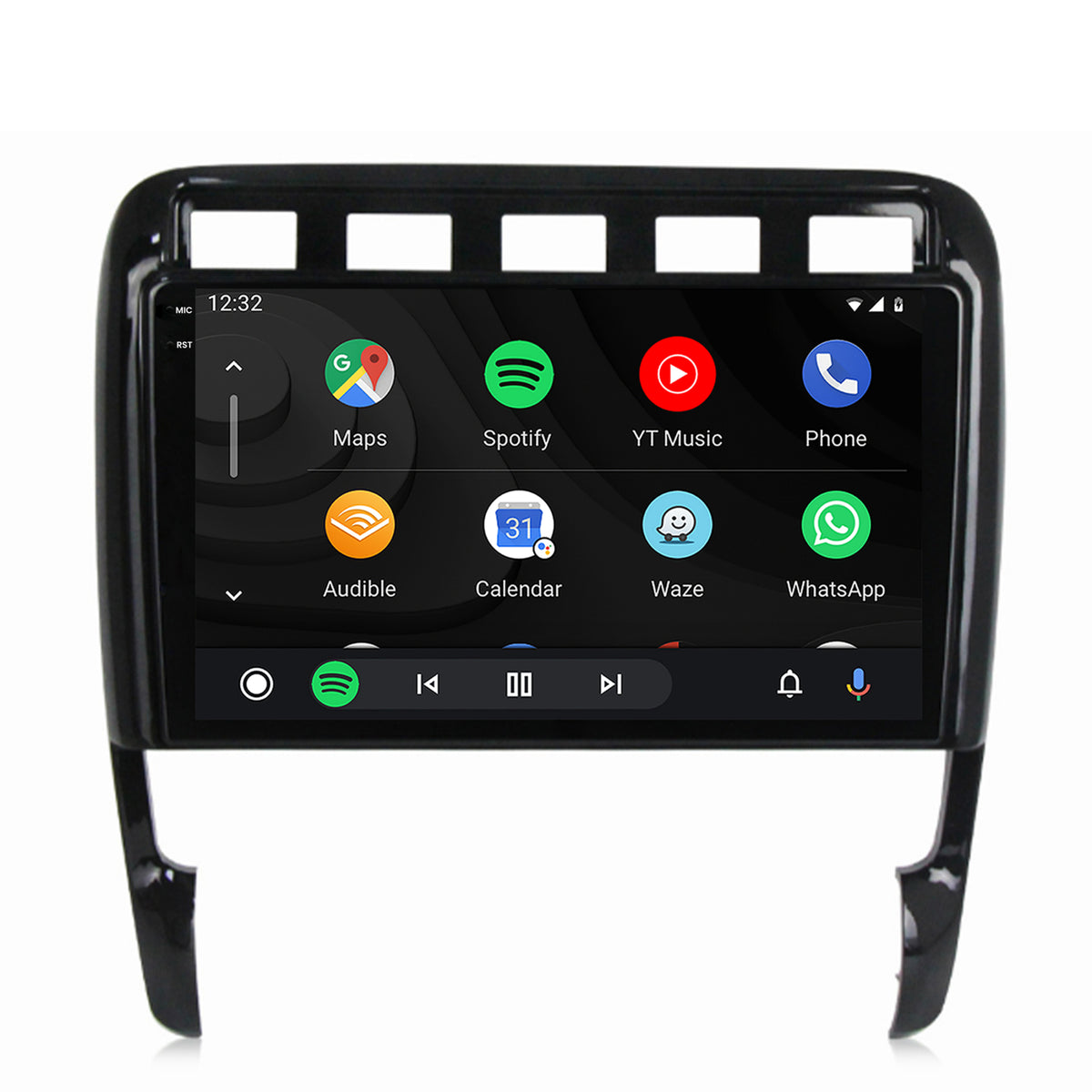 Navigatie 2K HUB64 Porsche Cayenne (2002-2010), 4GB RAM, Android, Octacore, Slot Sim 4G, DSP, GPS, Wi-FI, Carplay, Android Auto, USB, Bluetooth, Waze, Touchscreen, 9.5 Inch