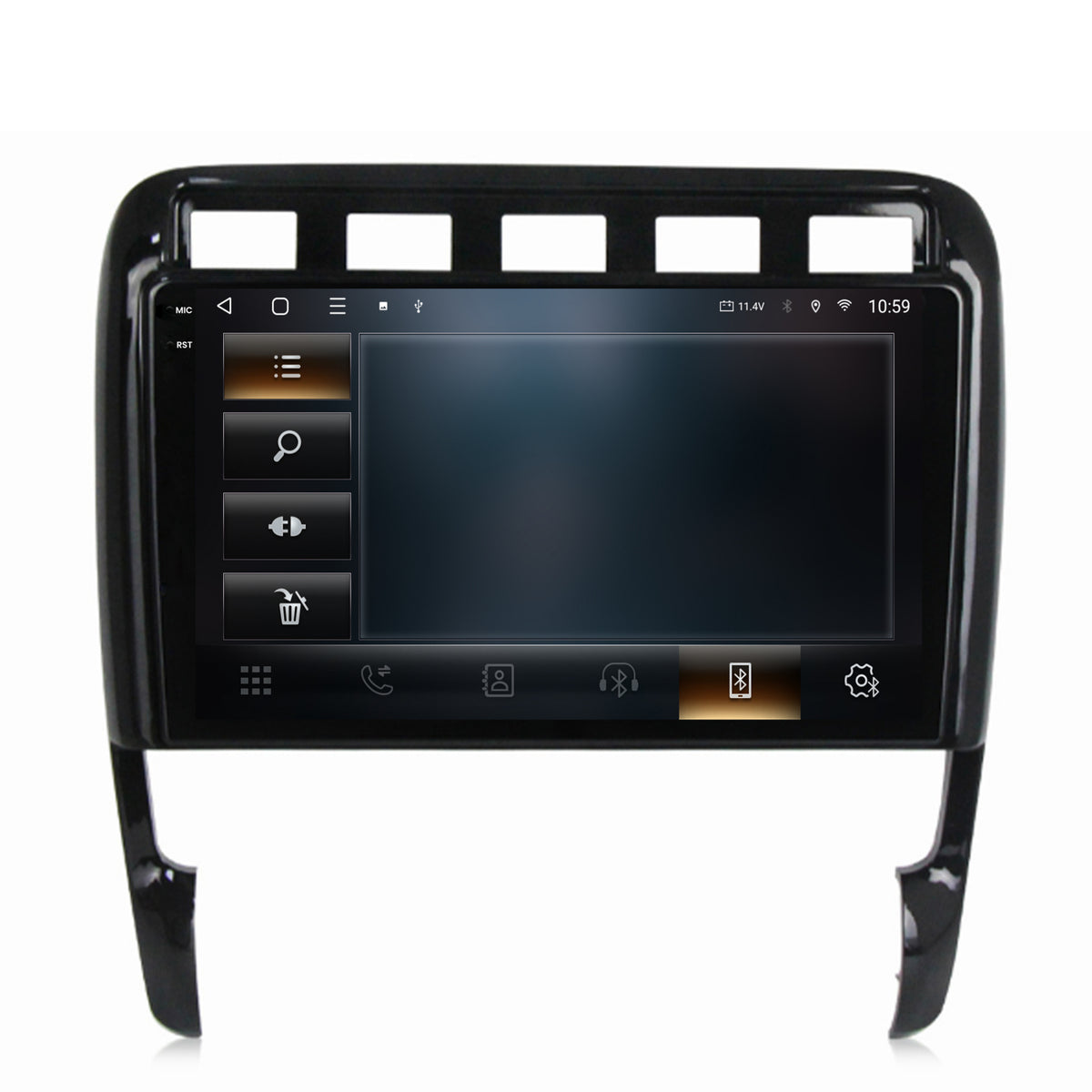 Navigatie 2K HUB64 Porsche Cayenne (2002-2010), 8GB RAM, Android, Octacore, Slot Sim 4G, DSP, GPS, Wi-FI, Carplay, Android Auto, USB, Bluetooth, Waze, Touchscreen, 9.5 Inch