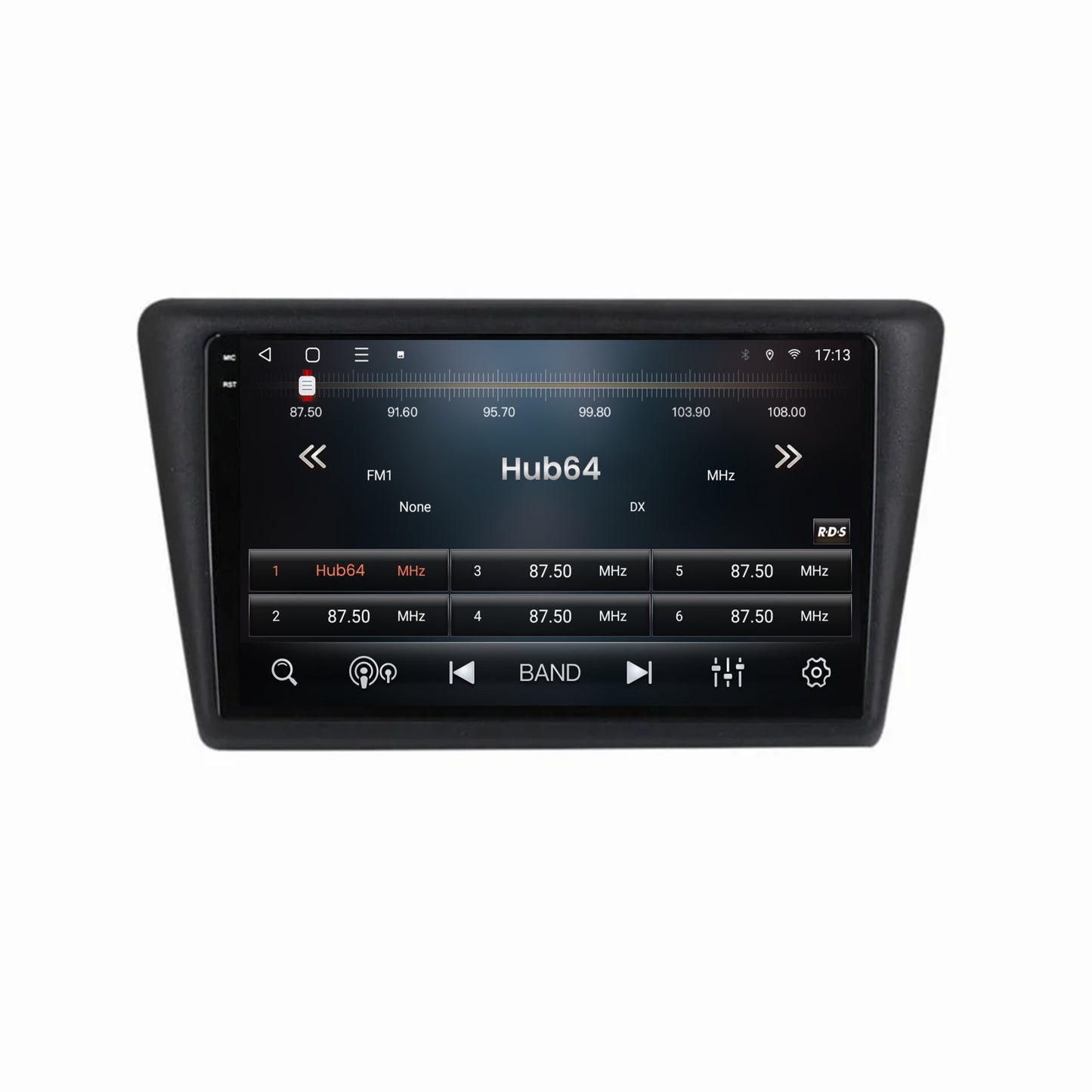 Navigatie 2K HUB64 Seat Toledo / Skoda Rapid (2012-2019), 4GB RAM, Android, Octacore, Slot Sim 4G, DSP, GPS, Wi-FI, Carplay, Android Auto, USB, Bluetooth, Waze, Touchscreen, 9.5 Inch