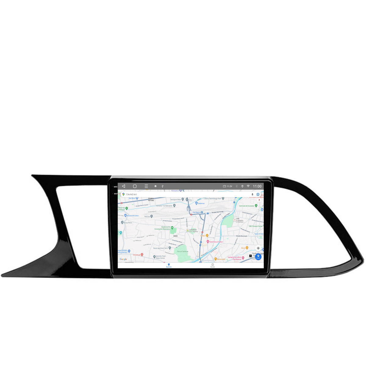 Navigatie 2K HUB64 Seat Leon 3 (2014-2020), 4GB RAM, Android, Octacore, Slot Sim 4G, DSP, GPS, Wi-FI, Carplay, Android Auto, USB, Bluetooth, Waze, Touchscreen, 9.5 Inch