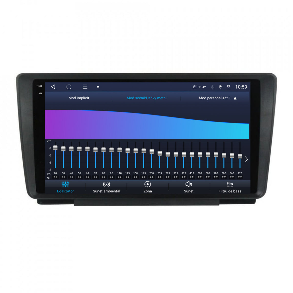Navigatie 2K HUB64 Skoda Octavia 2, 4GB RAM, Android, Octacore, Slot Sim 4G, DSP, GPS, Wi-FI, Carplay, Android Auto, USB, Bluetooth, Waze, Touchscreen, 9.5 Inch