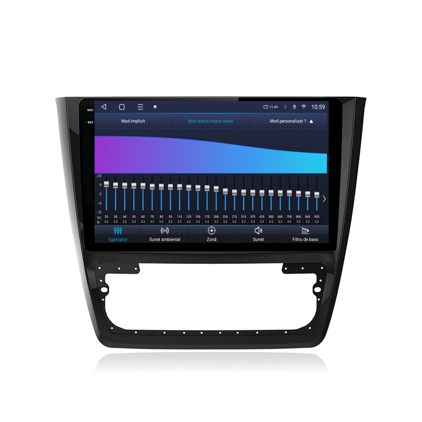 Navigatie 2K HUB64 Skoda Yeti, 8GB RAM, Android, Octacore, Slot Sim 4G, DSP, GPS, Wi-FI, Carplay, Android Auto, USB, Bluetooth, Waze, Touchscreen, 10.36 Inch